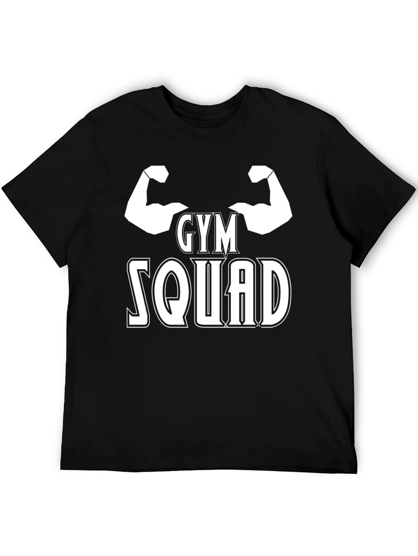 Gym Squad Graphic T-Shirt - Black