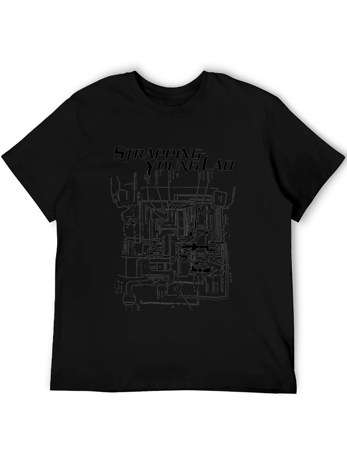 Strapping Young Lad Black Graphic Tee