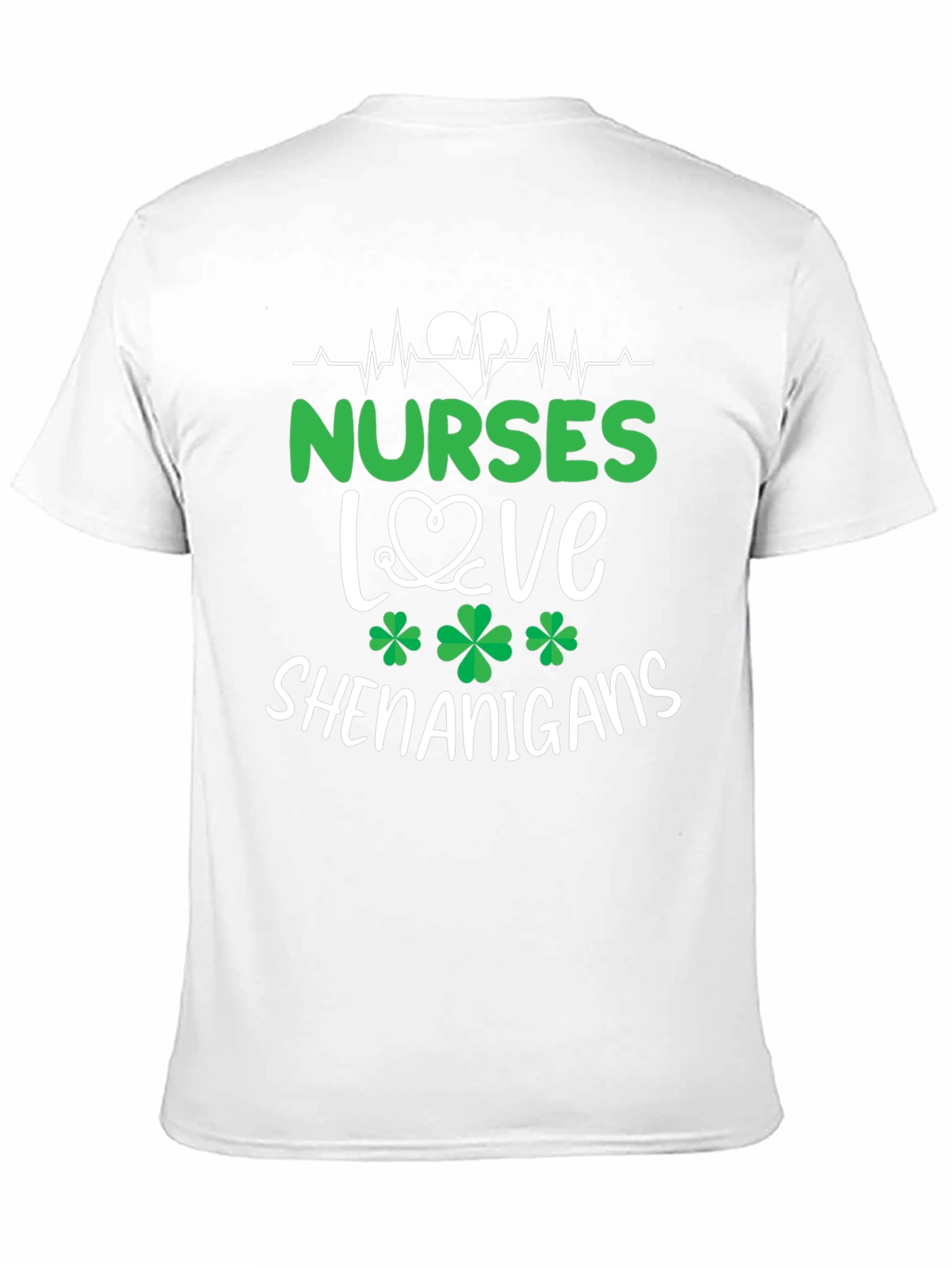 Nurses Love Shenanigans St. Patricks Day Graphic Tee