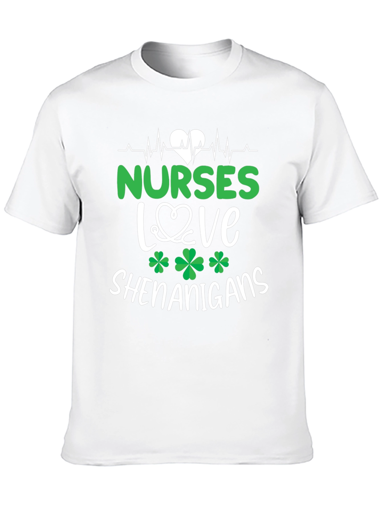 Nurses Love Shenanigans St. Patricks Day Graphic Tee
