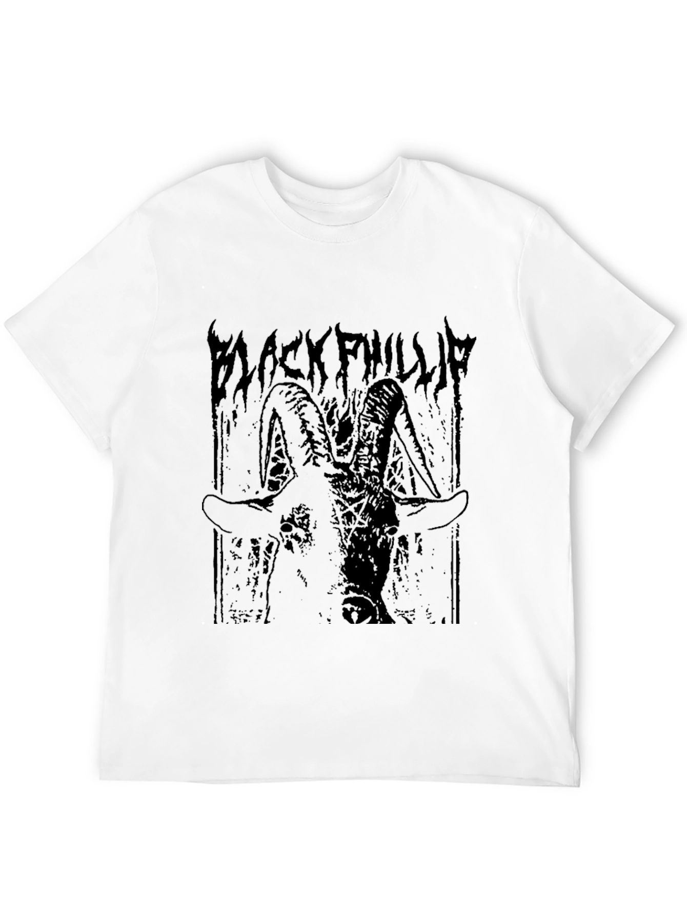 Black Phillip Goat Graphic T-Shirt