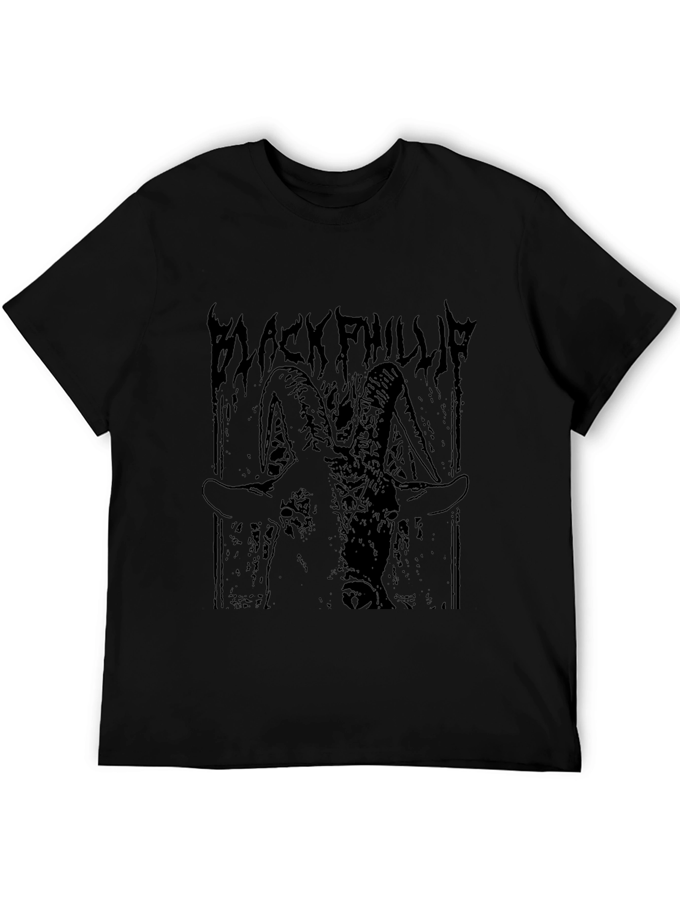 Black Phillip Goat Graphic T-Shirt