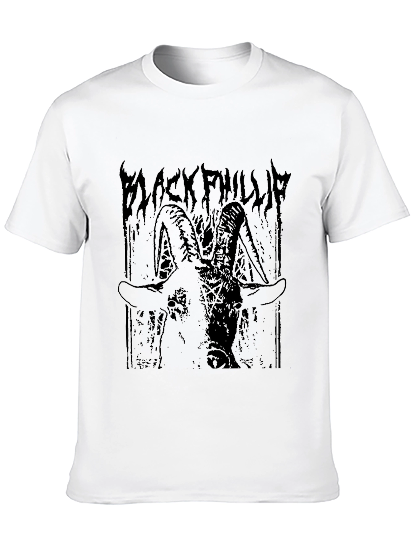 Black Phillip Goat Graphic T-Shirt
