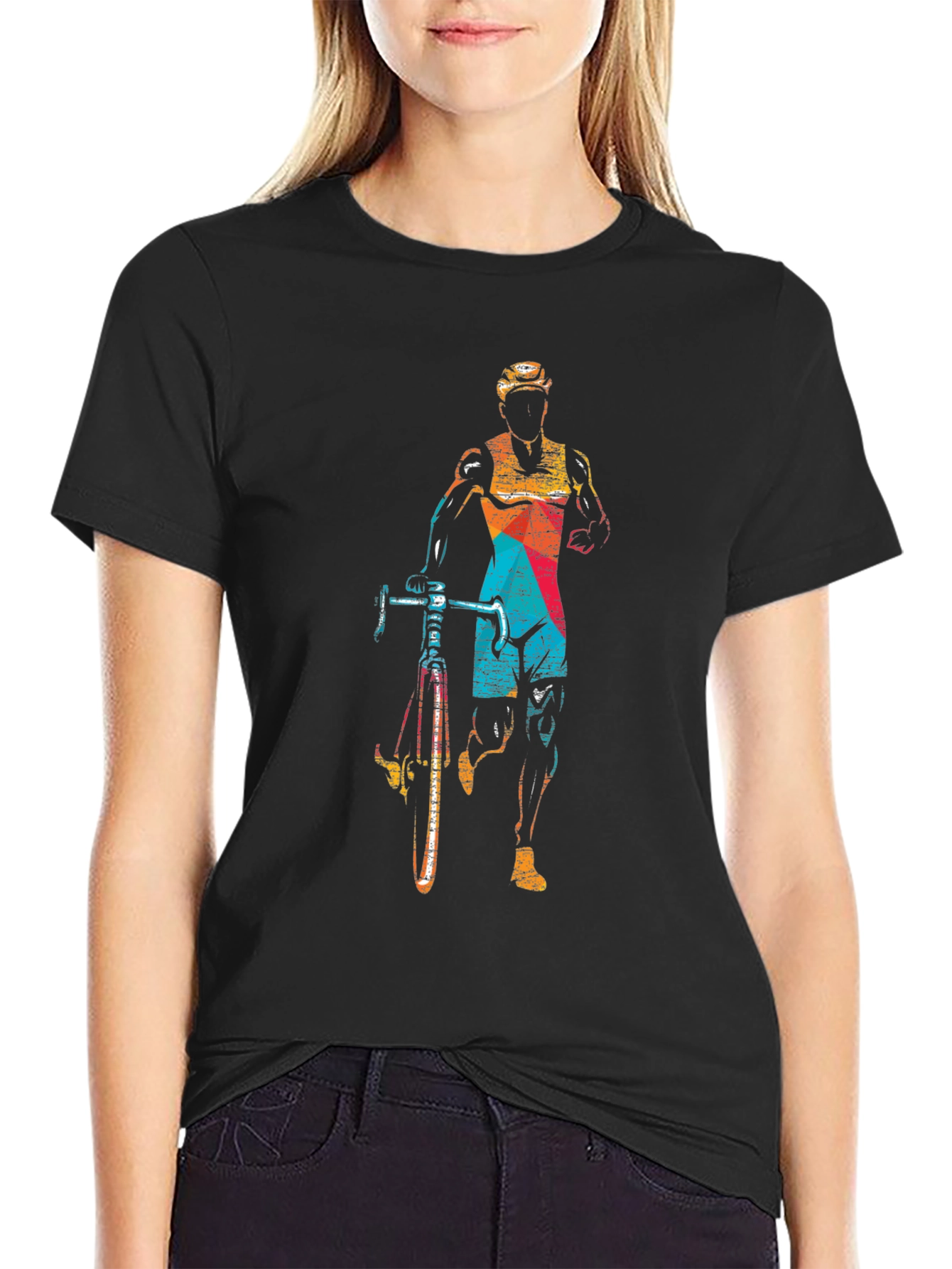 Triathlon Athlete Graphic T-Shirt