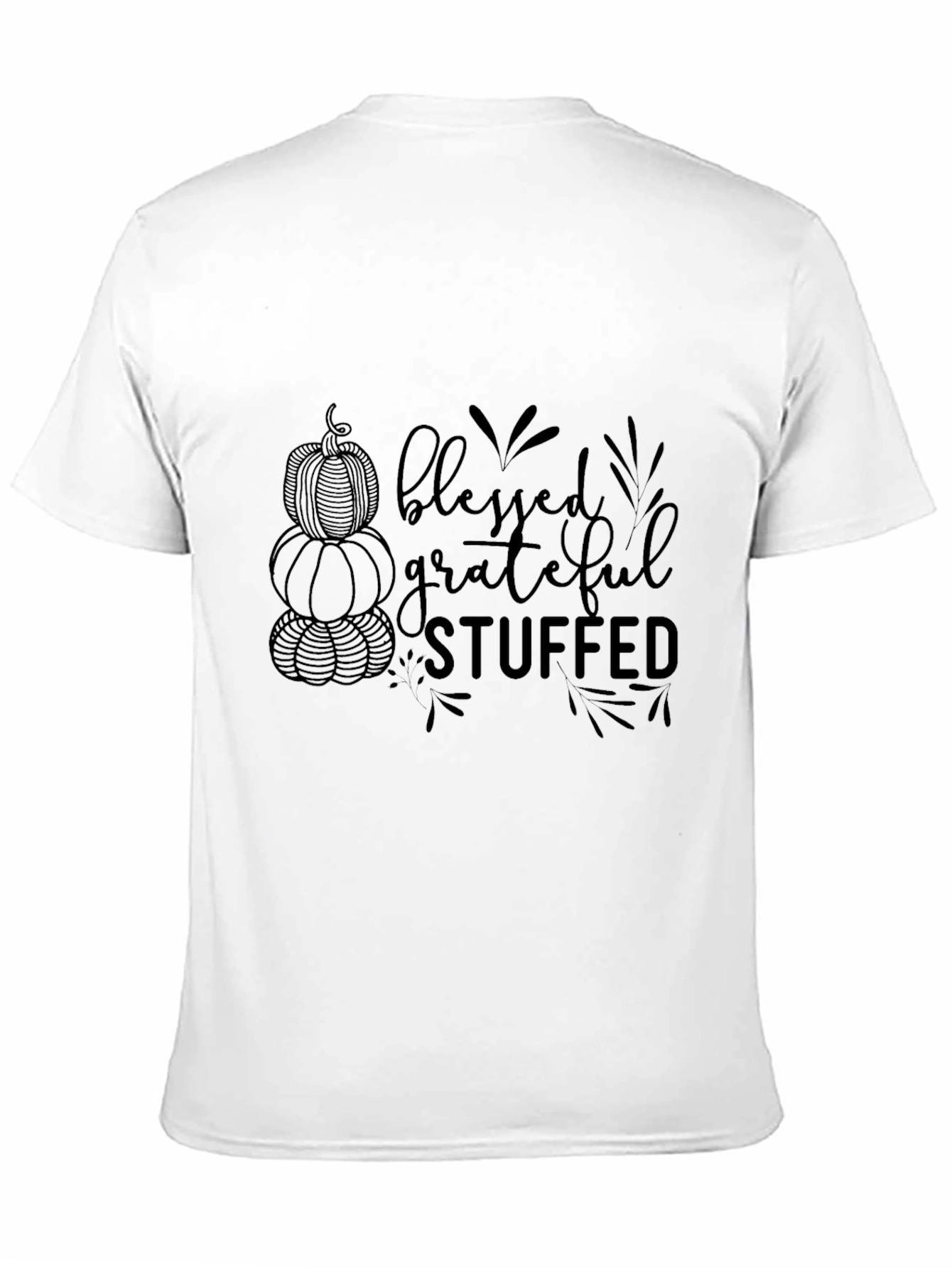 Blessed Grateful Stuffed Thanksgiving T-Shirt
