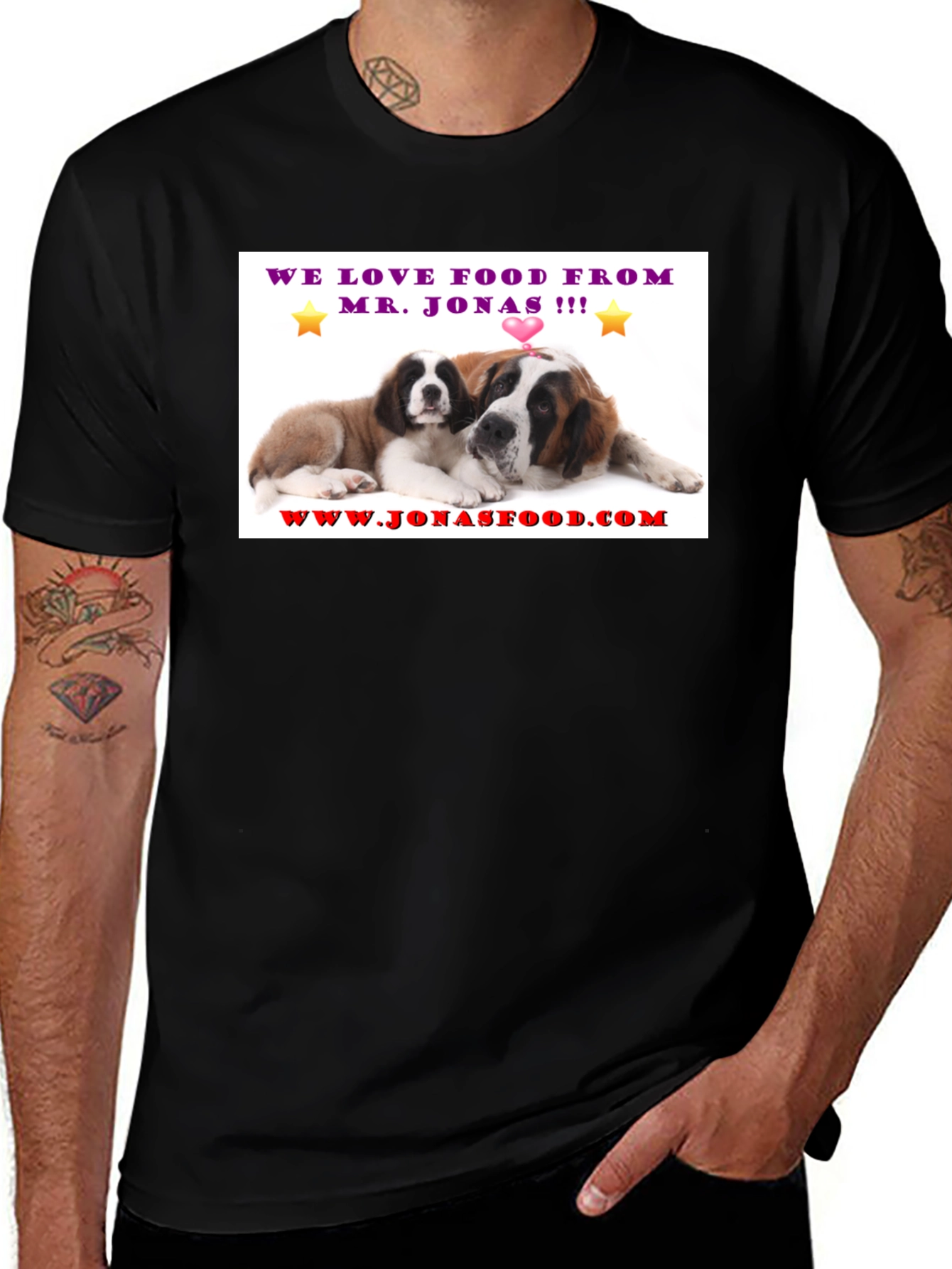 We Love Jonas Food T-Shirt