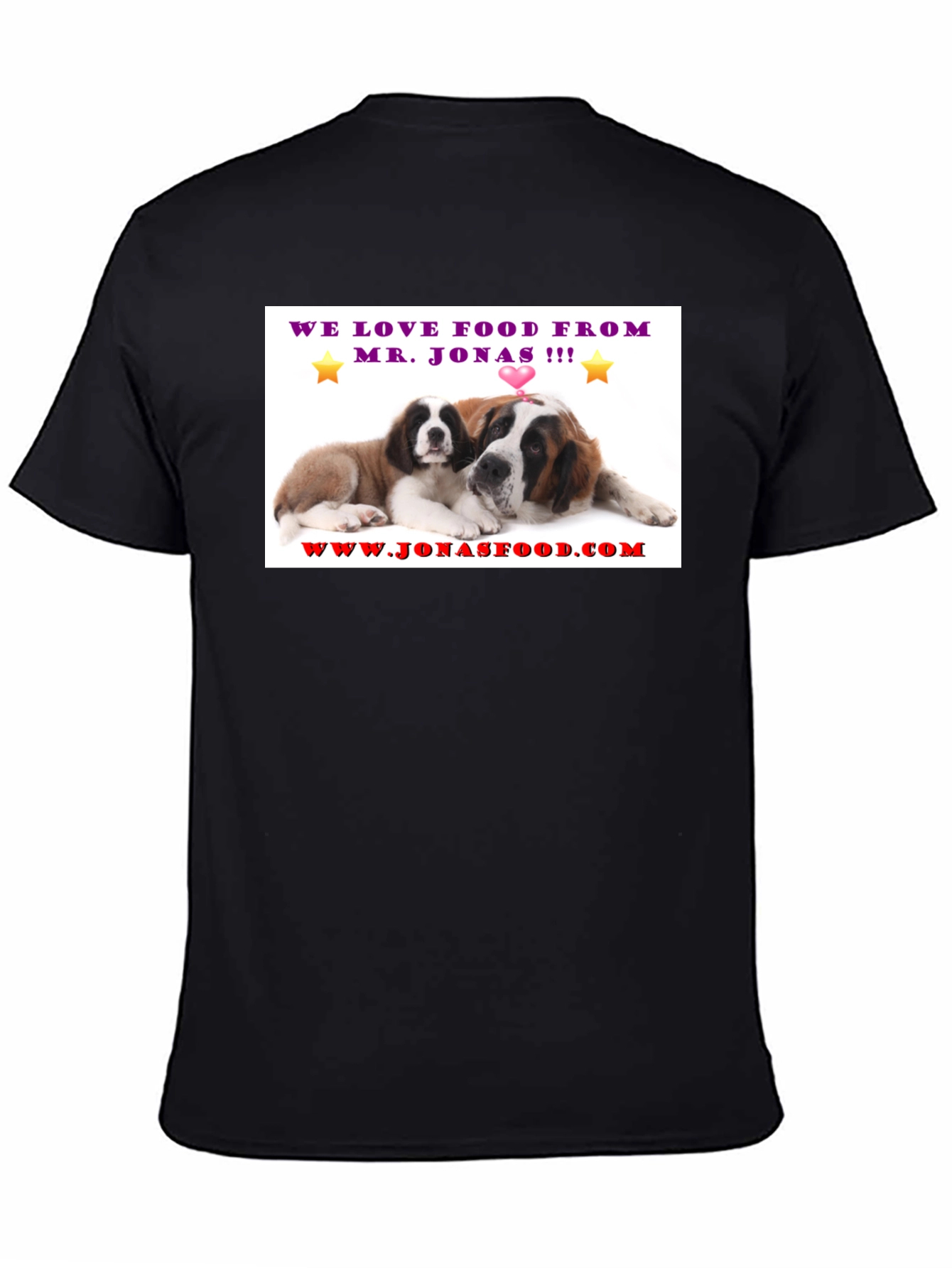 We Love Jonas Food T-Shirt