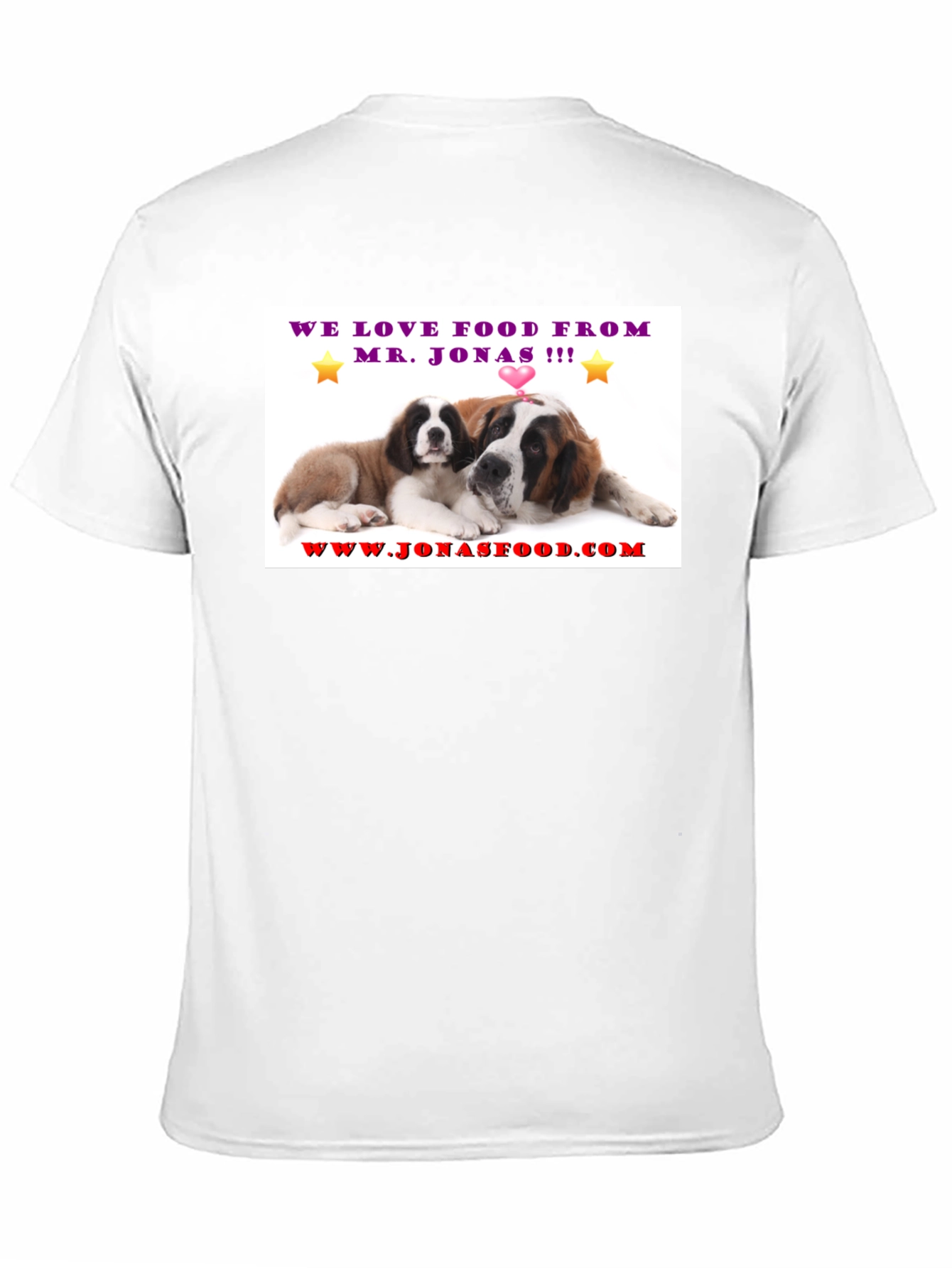 We Love Jonas Food T-Shirt