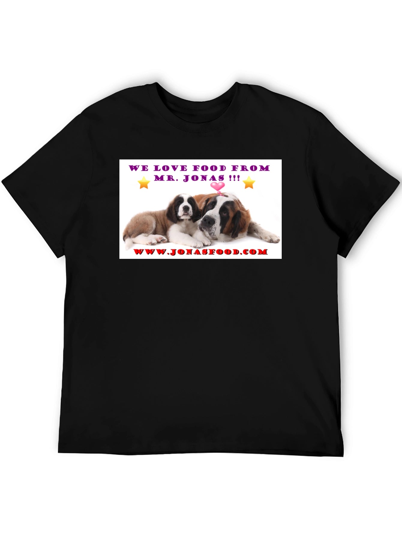 We Love Jonas Food T-Shirt