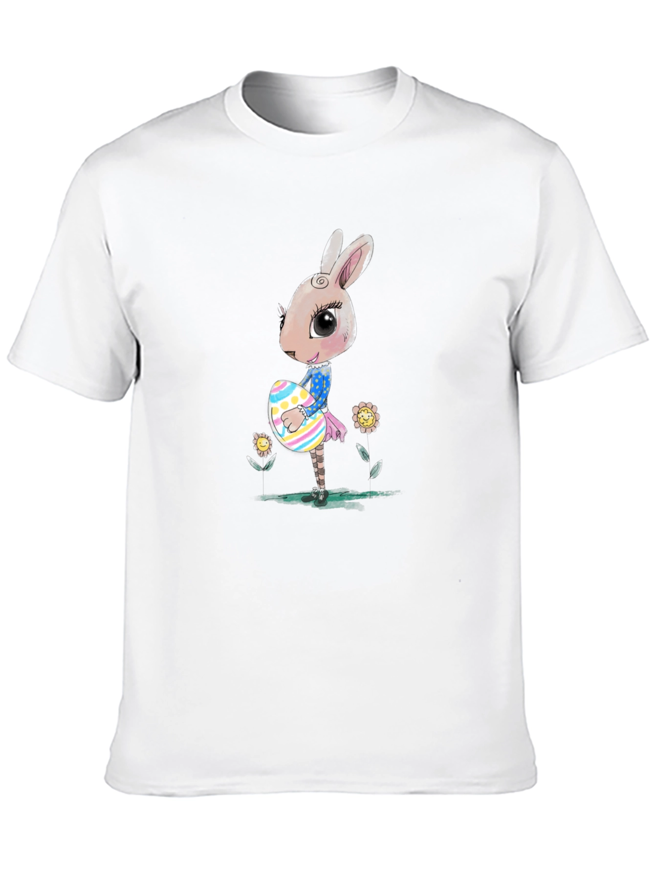 Easter Bunny Graphic Tee - Cute Spring Shirt