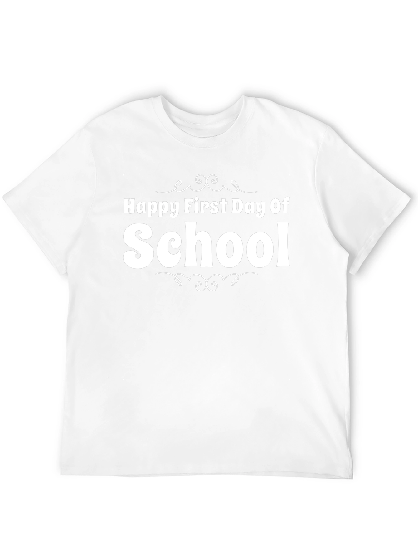 Happy First Day of School Black T-Shirt