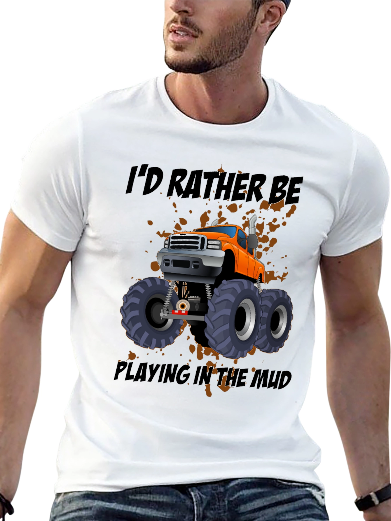 Mudding Monster Truck Tee