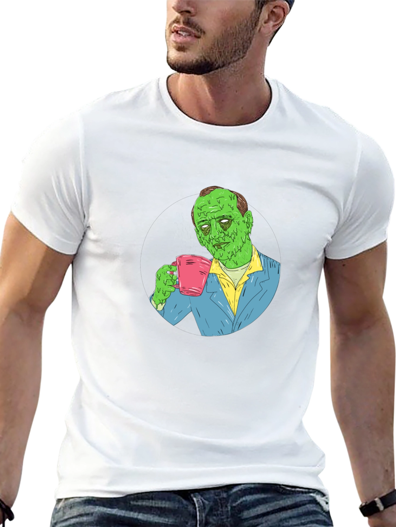 Zombie Coffee T-Shirt - Funny Graphic Tee