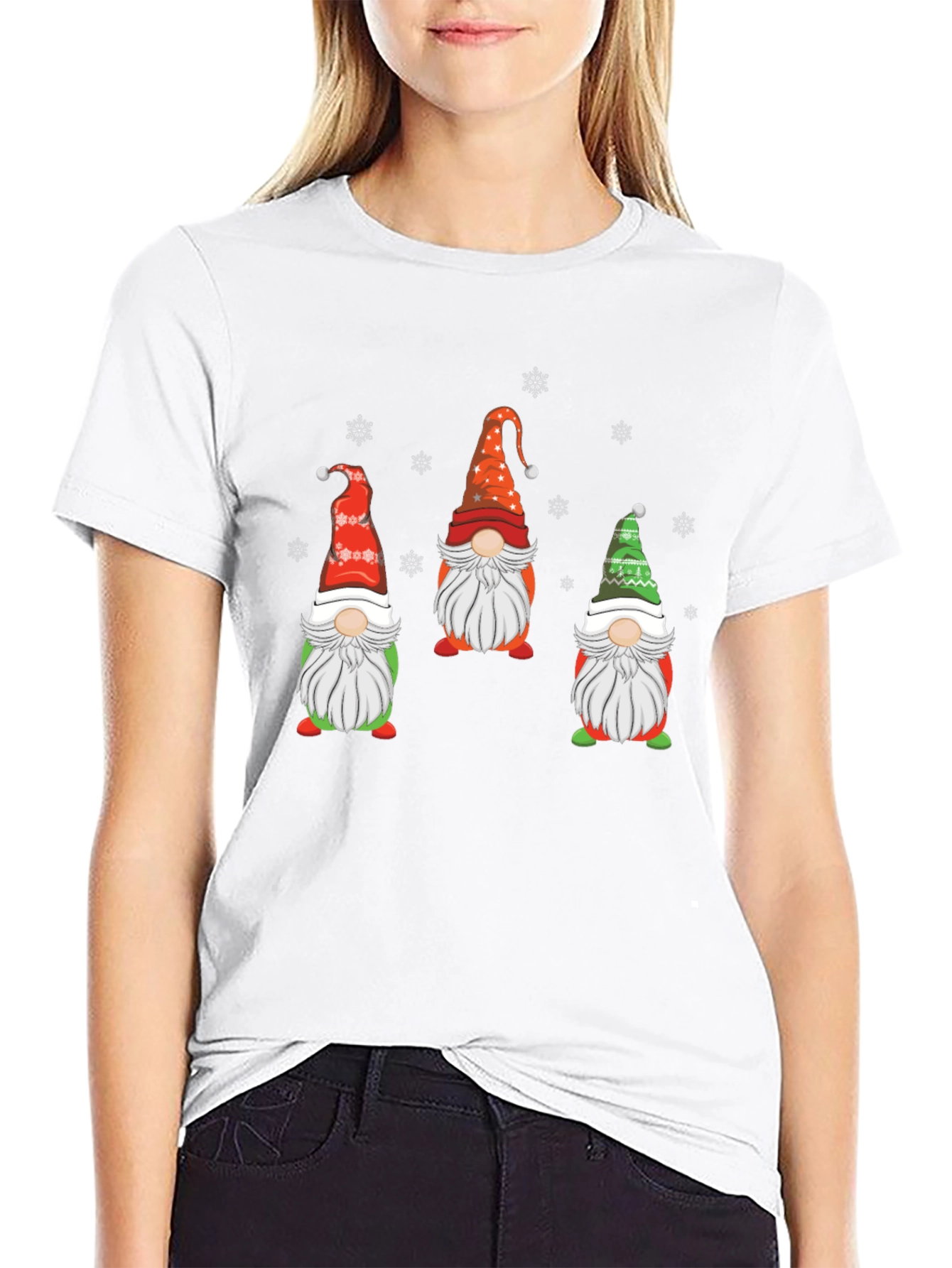 Festive Gnome T-Shirt - Holiday Cheer