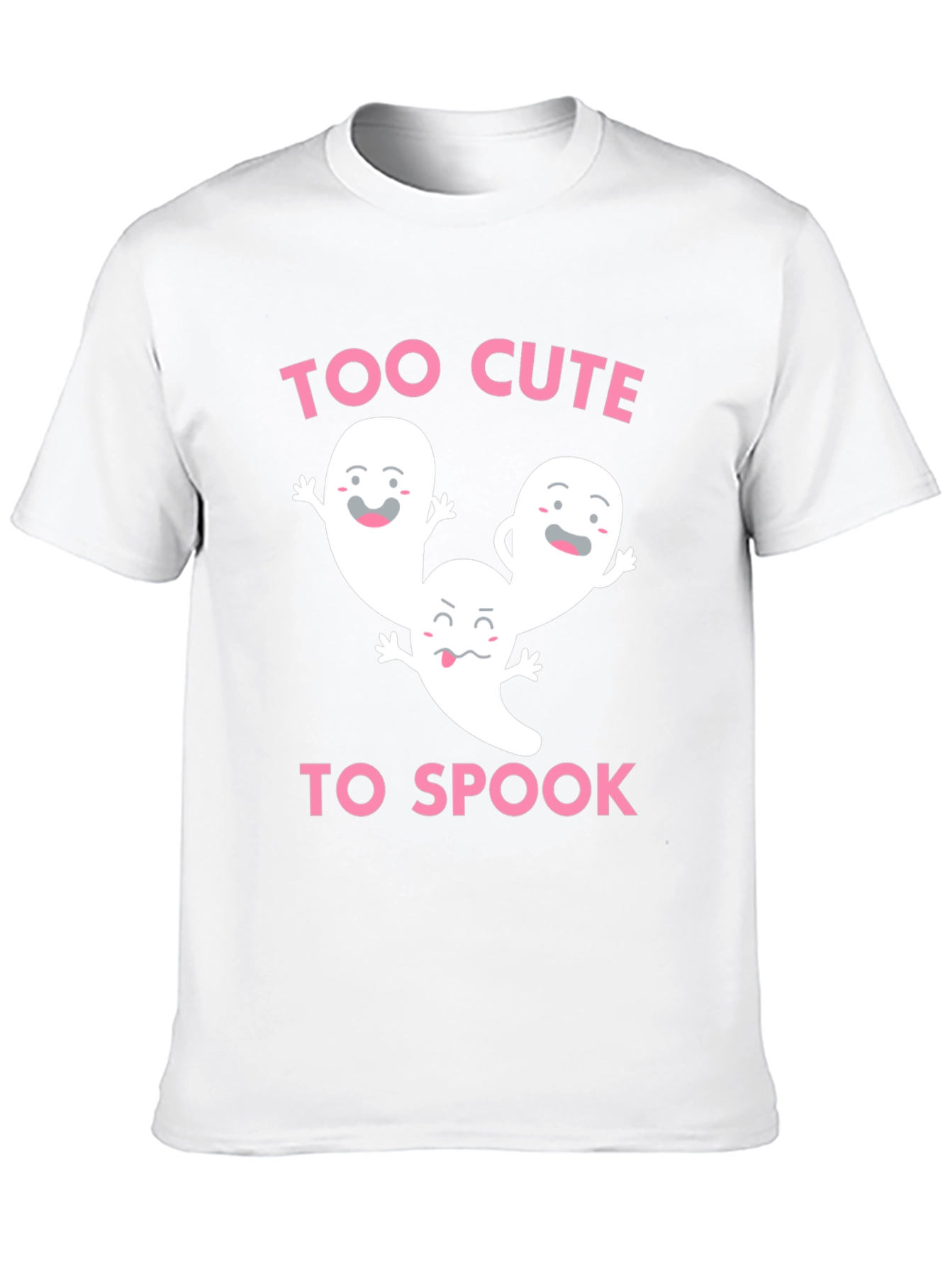 Too Cute to Spook Halloween Ghost T-Shirt