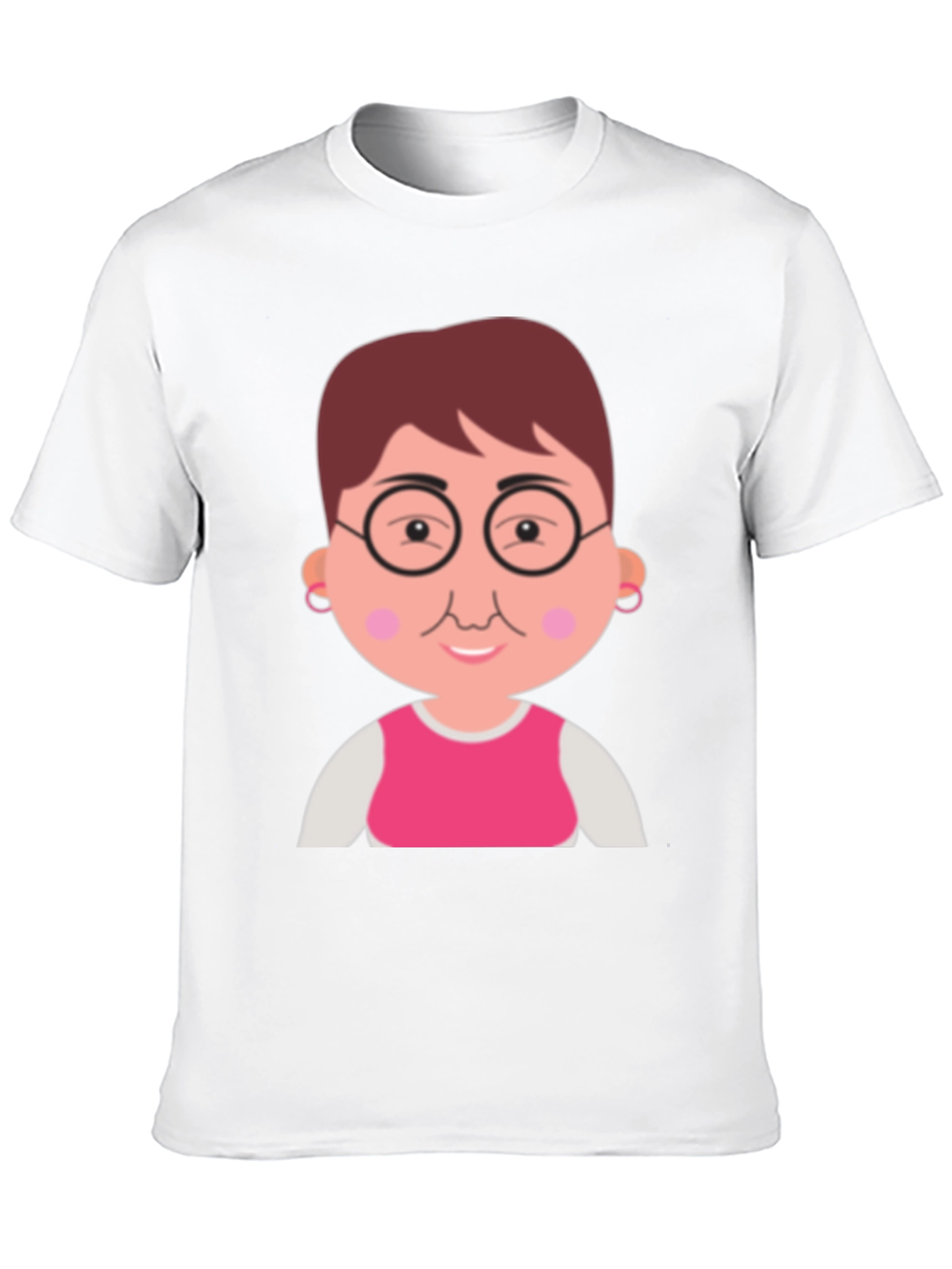 Funny Grandma Cartoon Graphic T-Shirt