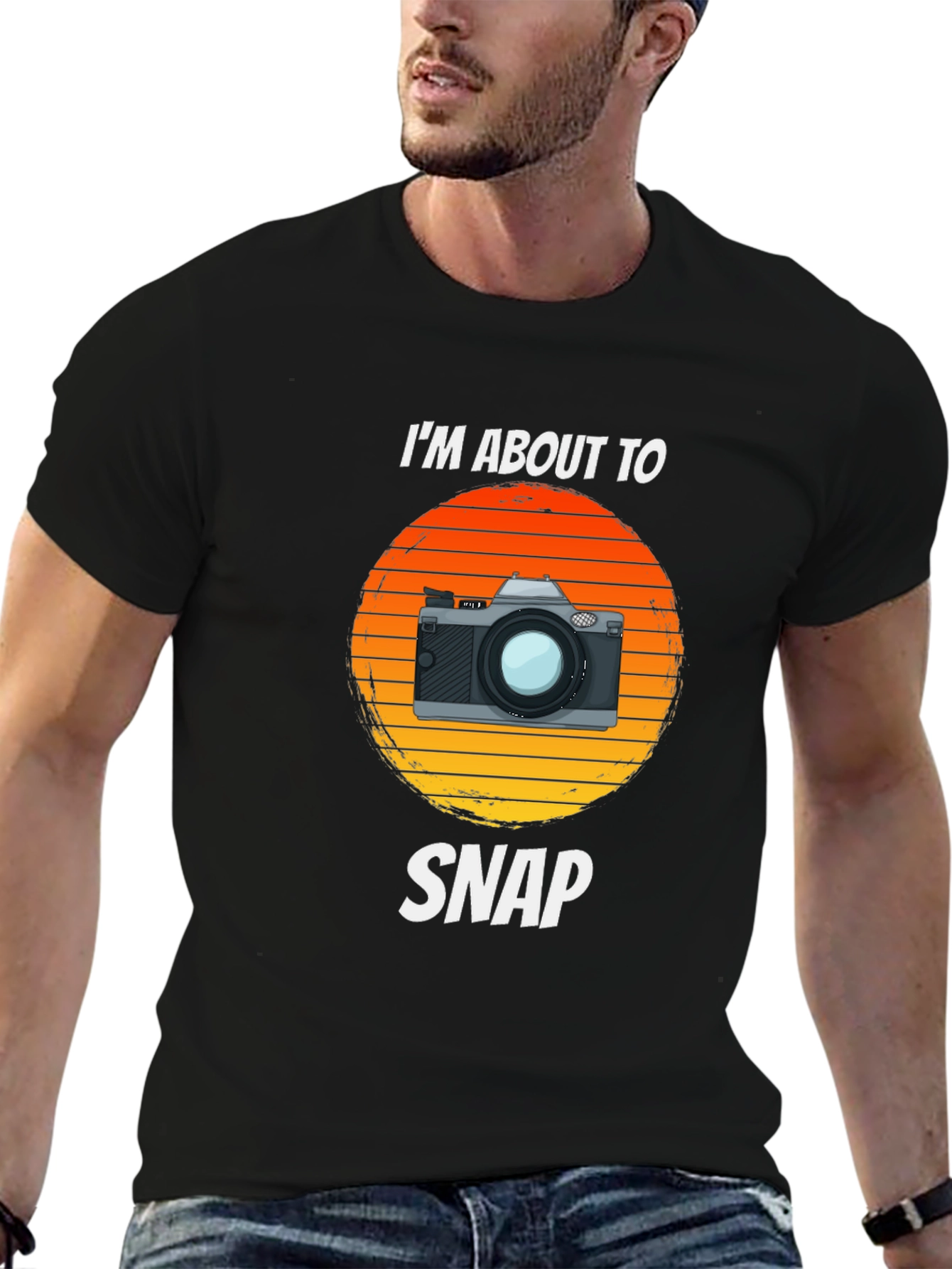 Retro Camera T-Shirt - Im About To Snap