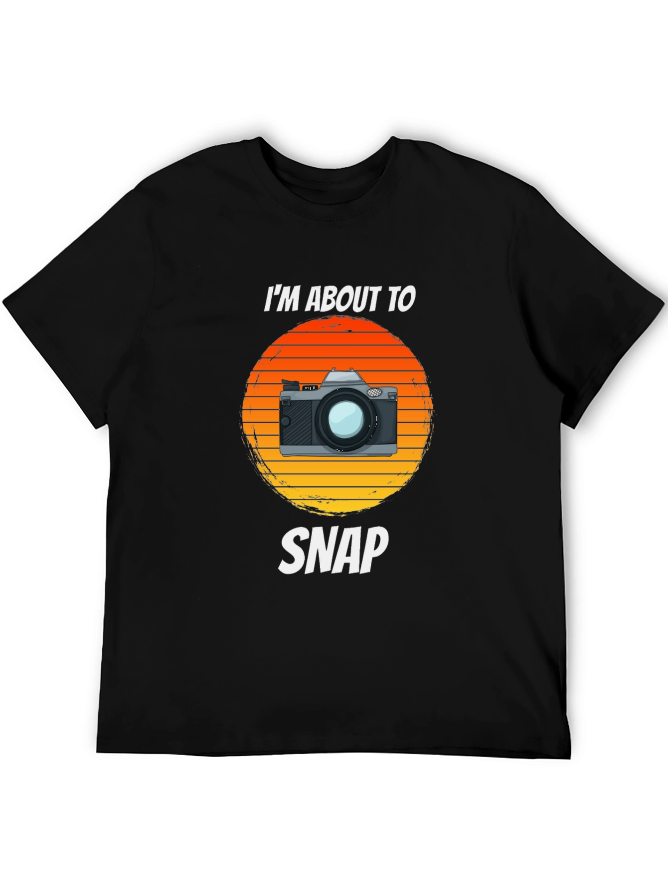 Retro Camera T-Shirt - Im About To Snap