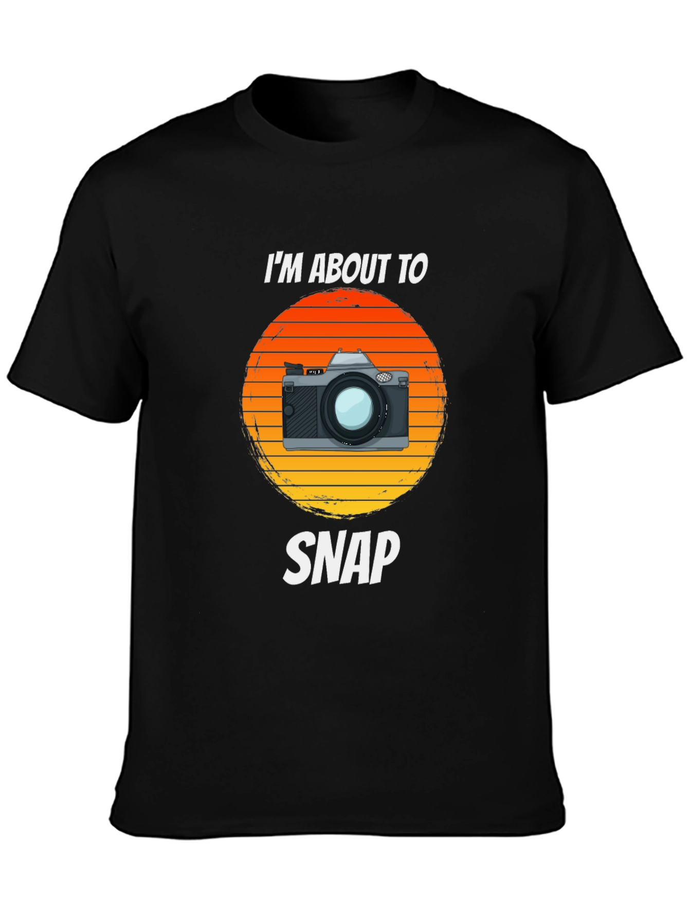 Retro Camera T-Shirt - Im About To Snap