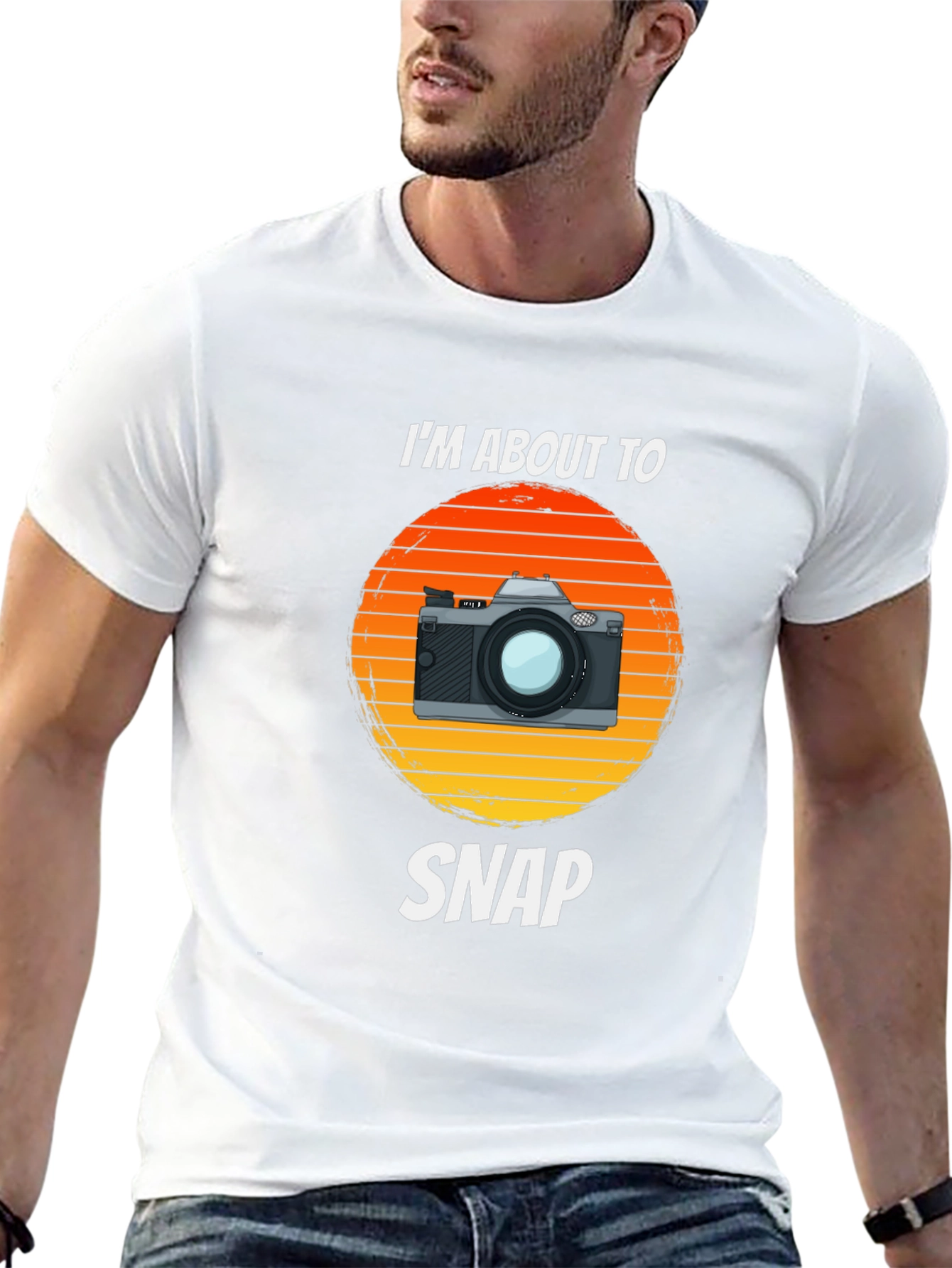 Retro Camera T-Shirt - Im About To Snap
