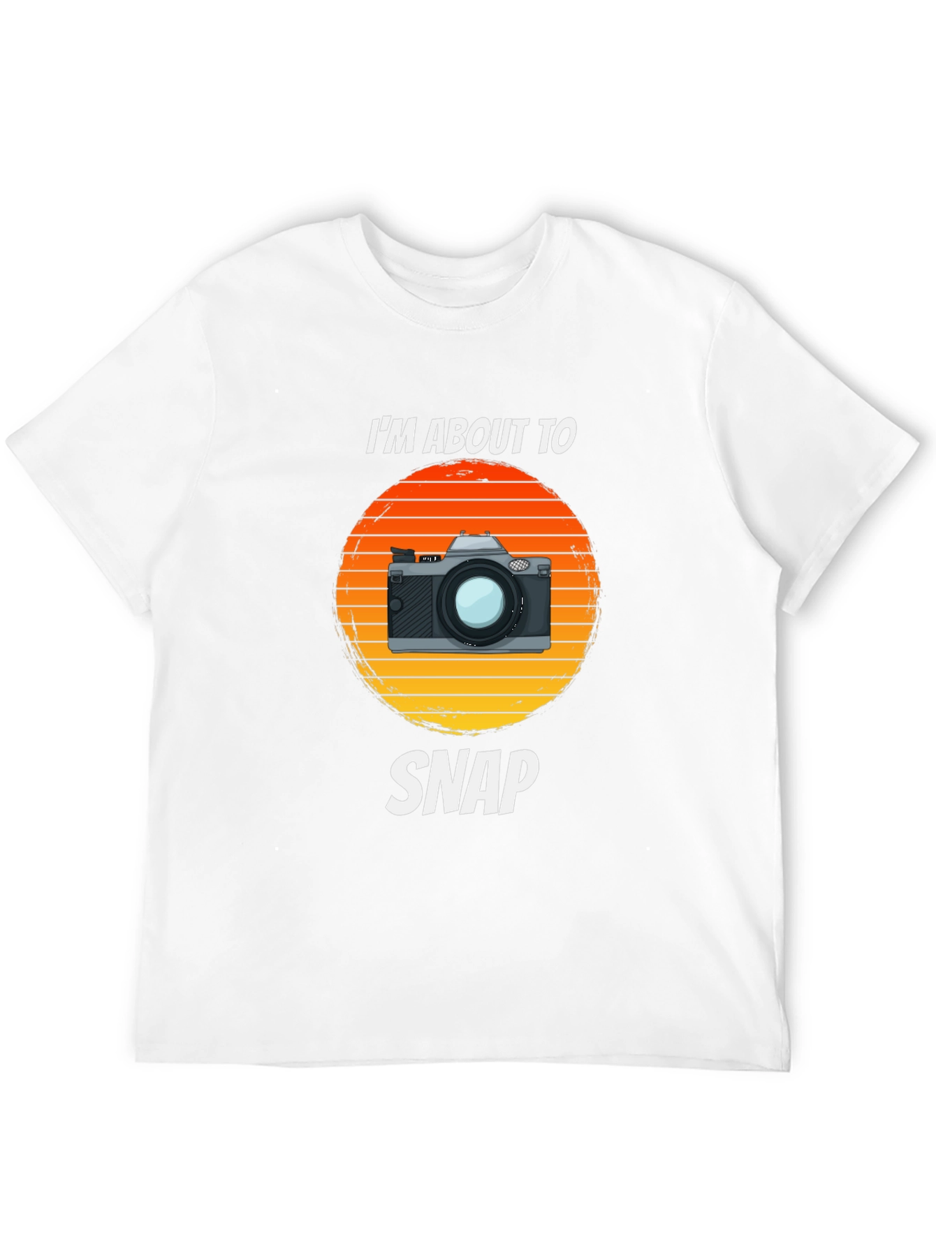 Retro Camera T-Shirt - Im About To Snap
