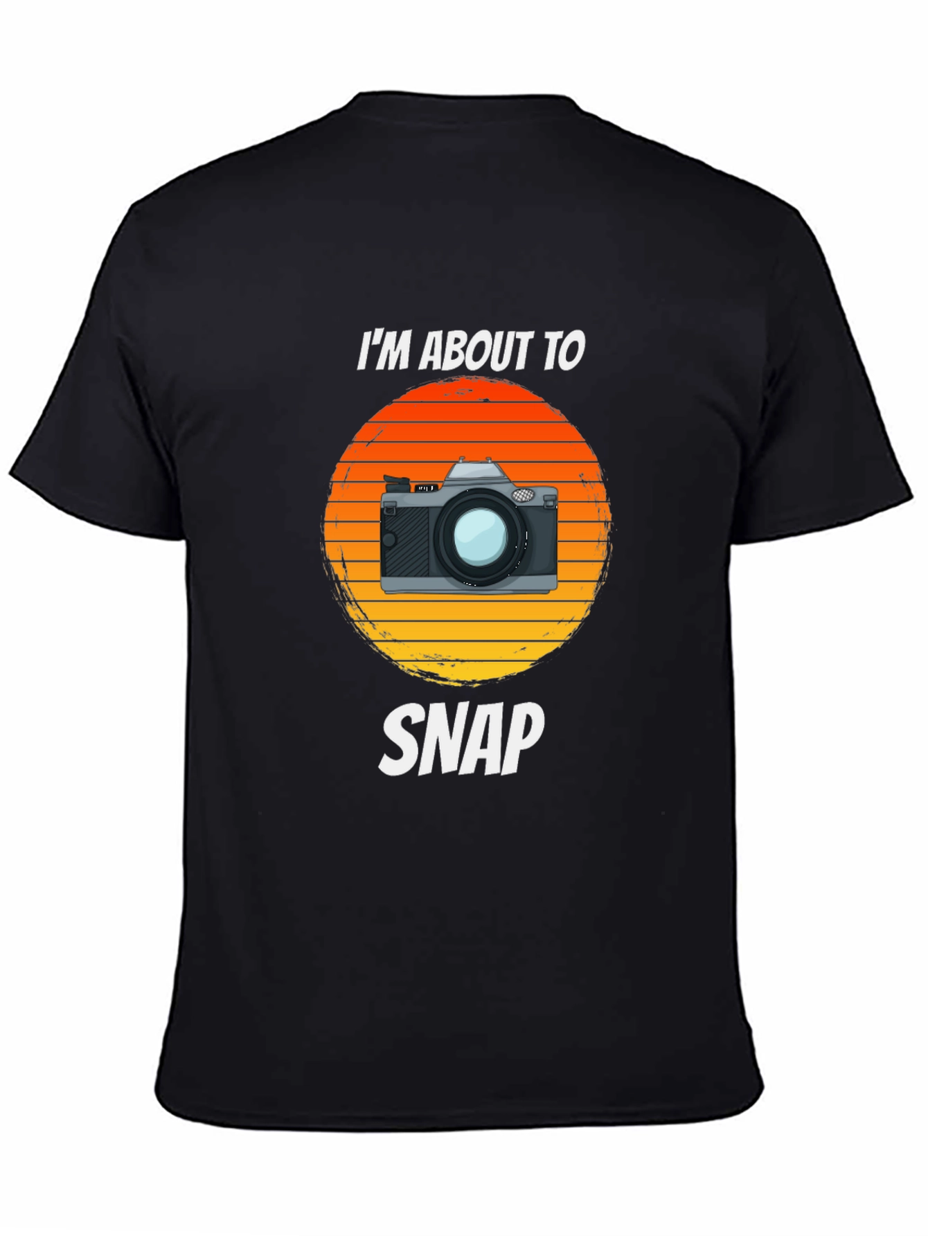 Retro Camera T-Shirt - Im About To Snap
