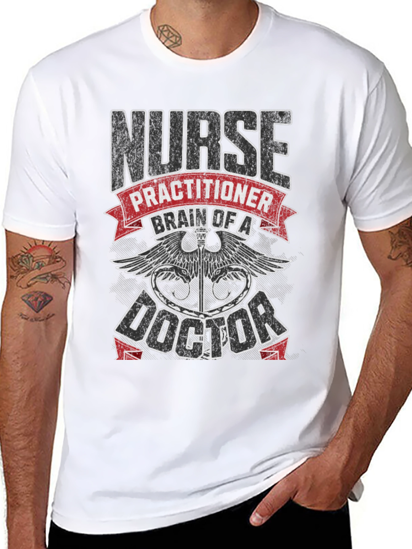 Nurse Practitioner Brain Of Doctor Graphic Tee