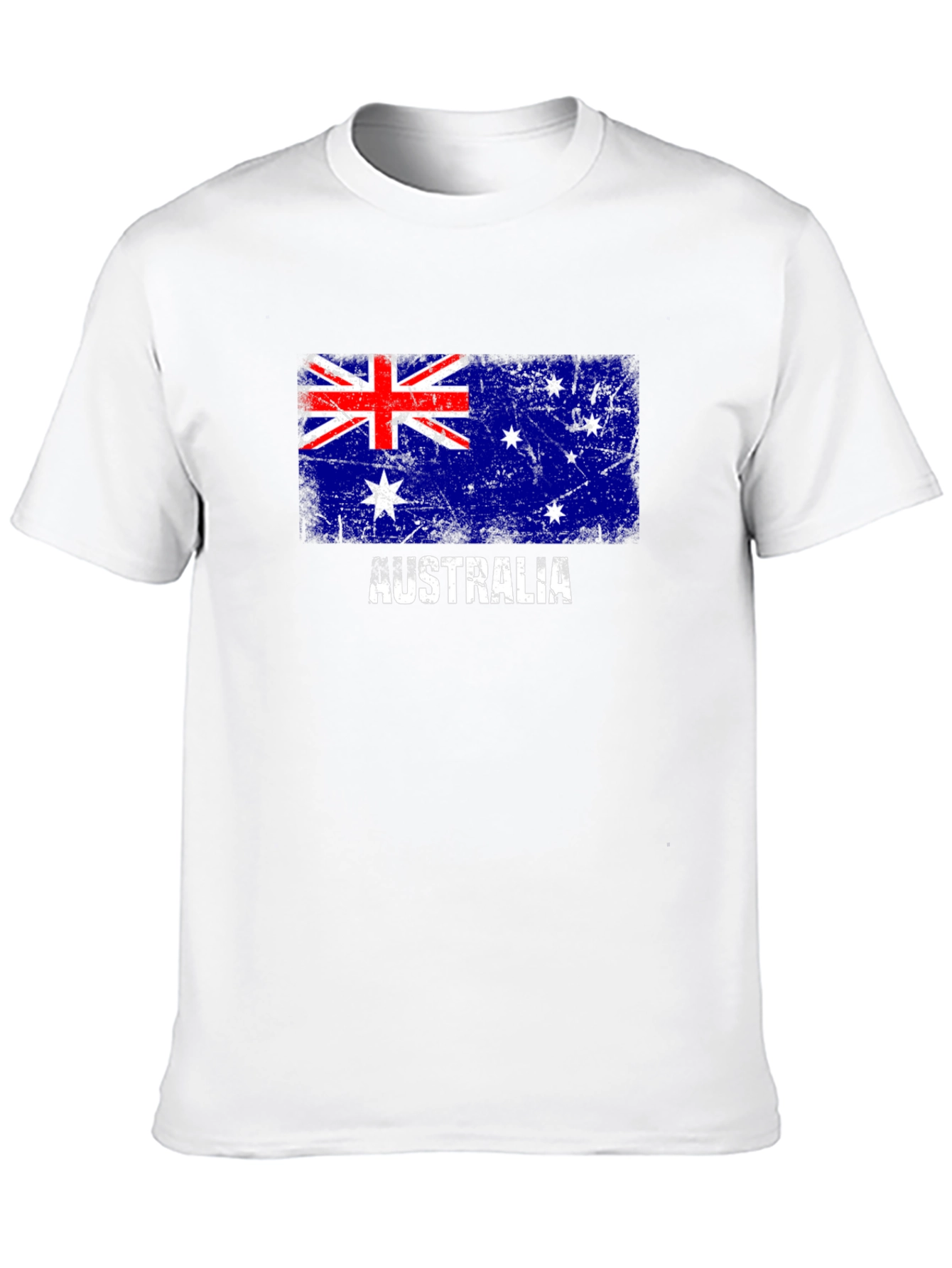 Australia Flag Distressed Graphic T-Shirt