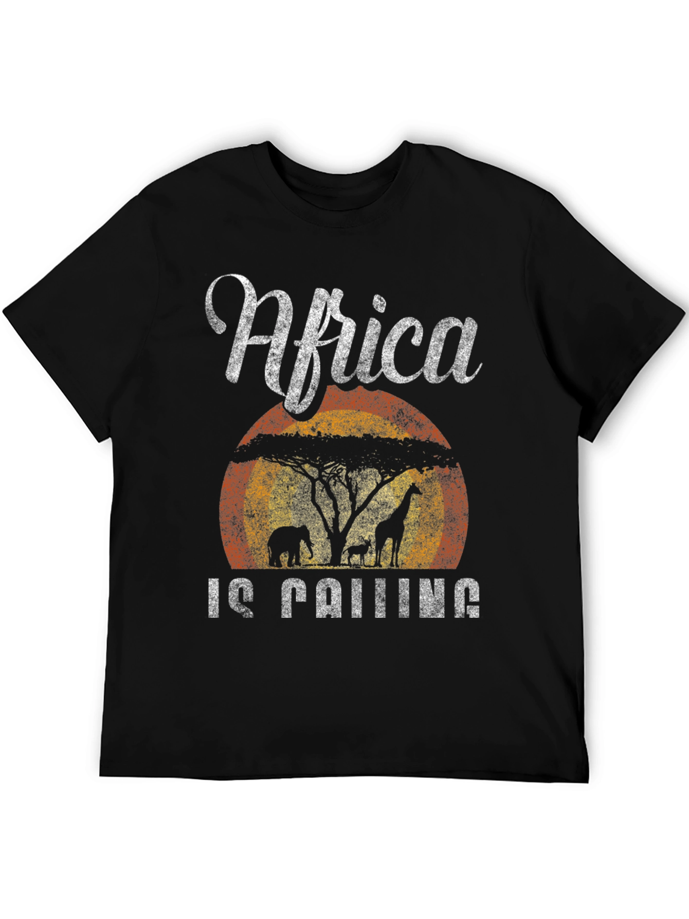 Africa Is Calling T-Shirt Safari Design