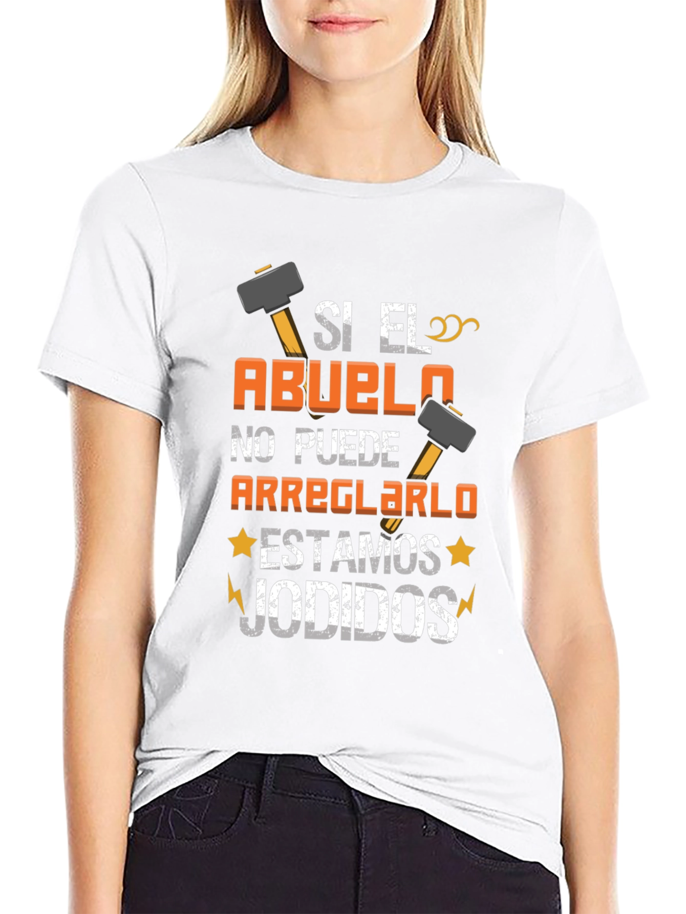 Si El Abuelo T-Shirt: Funny Grandpa Fix-It Tee