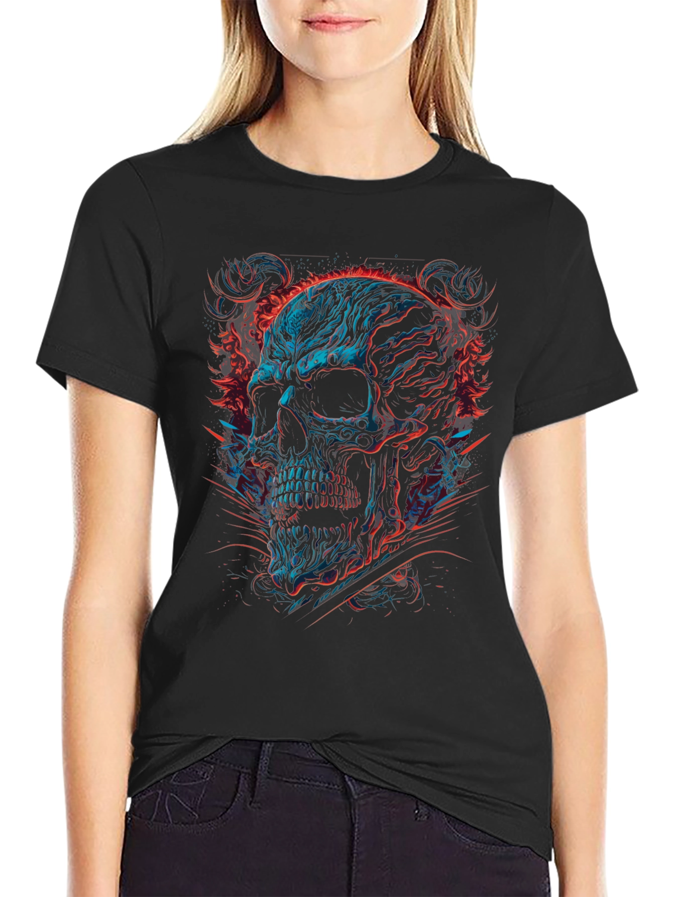 Skull Graphic Tee - Bold & Edgy Style