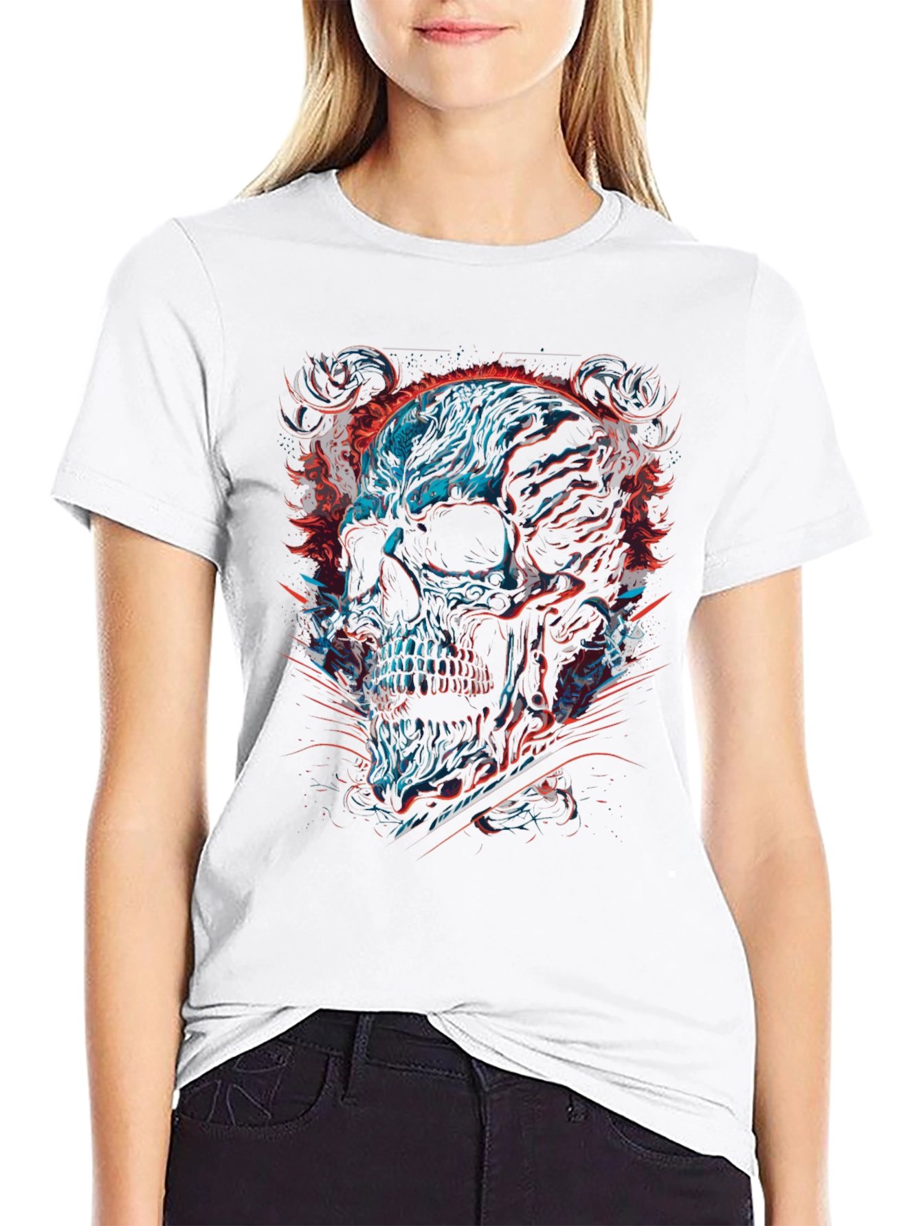 Skull Graphic Tee - Bold & Edgy Style