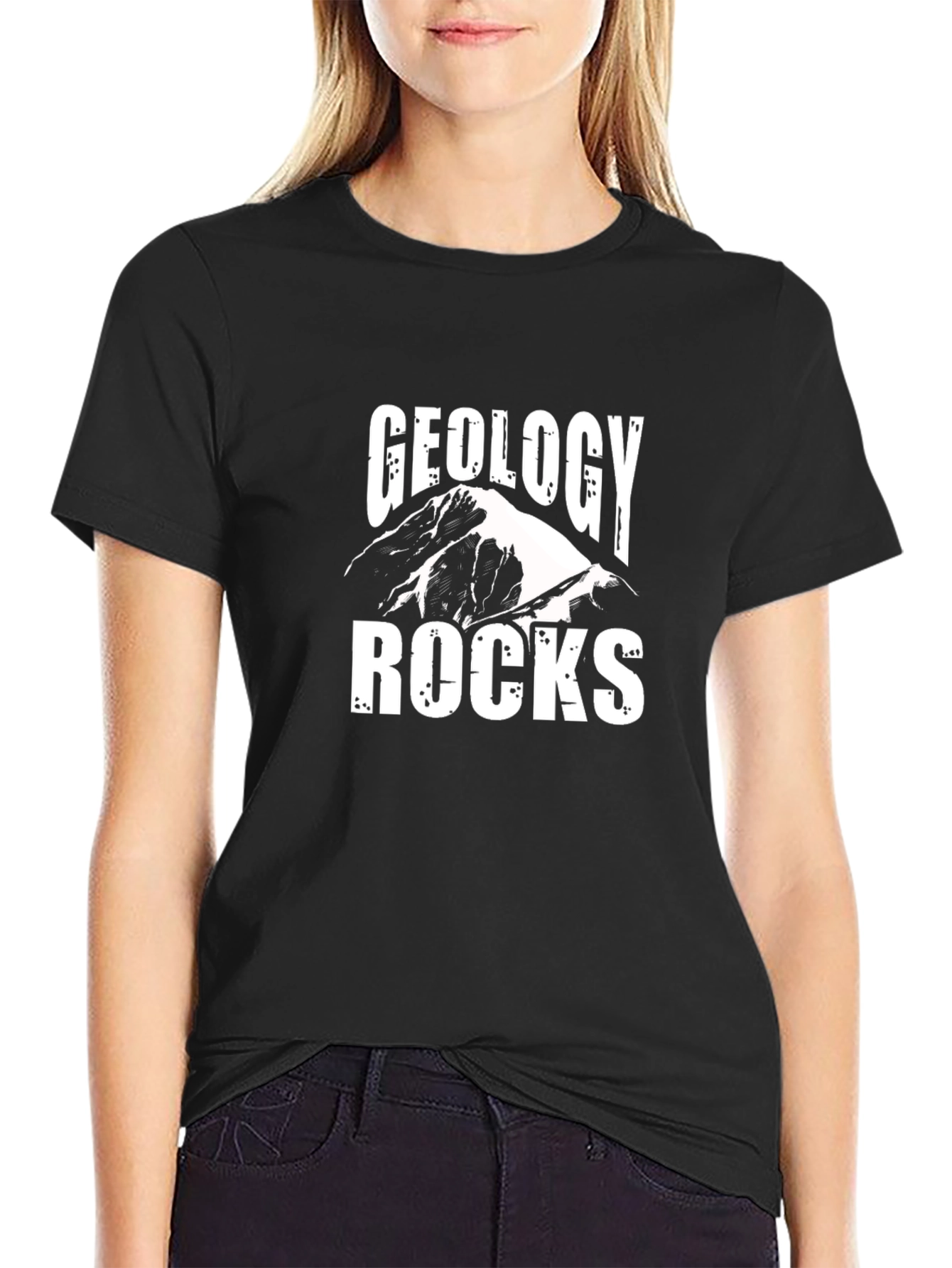 Geology Rocks Graphic Tee - Black Unisex T-Shirt