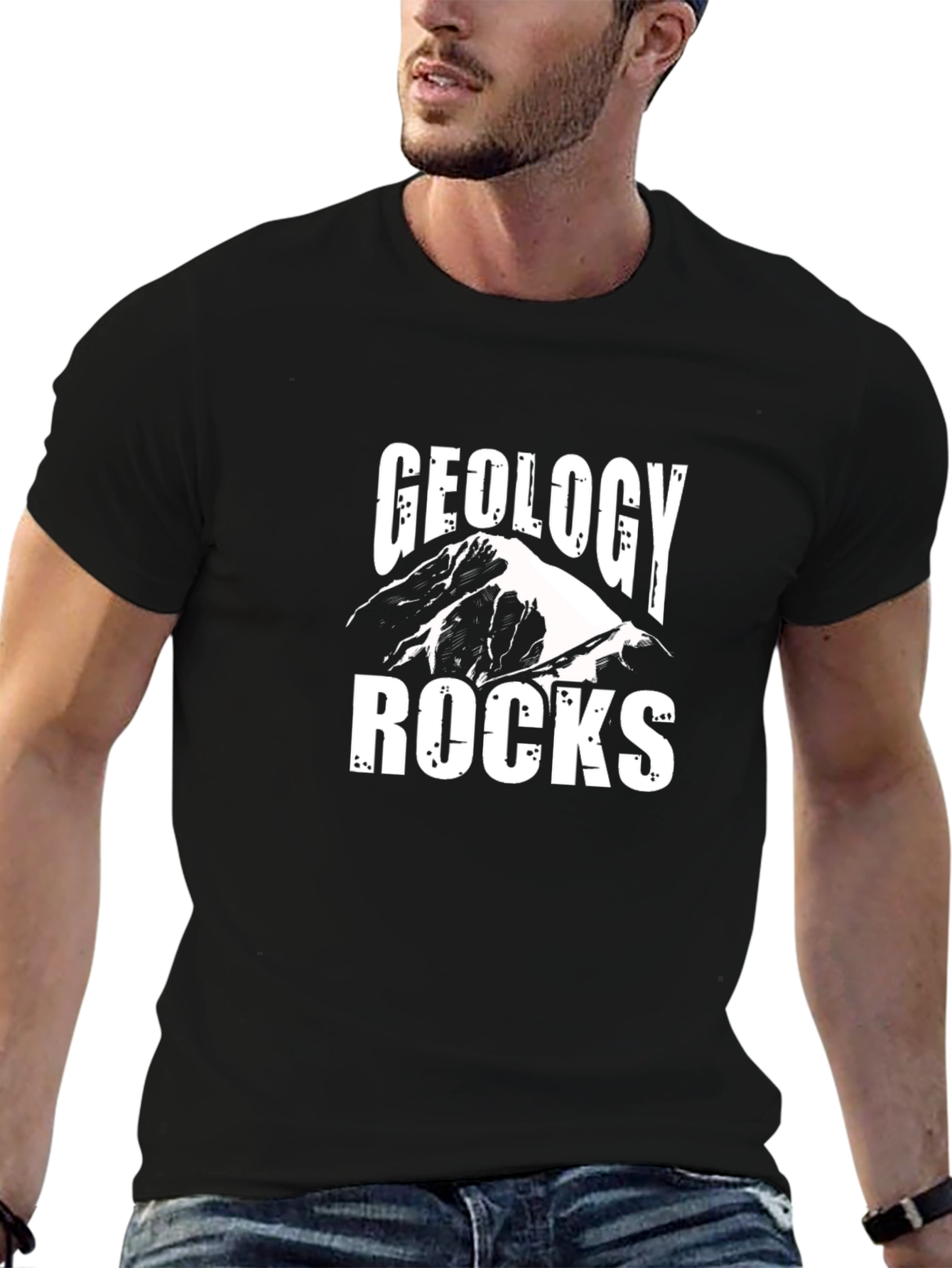 Geology Rocks Graphic Tee - Black Unisex T-Shirt