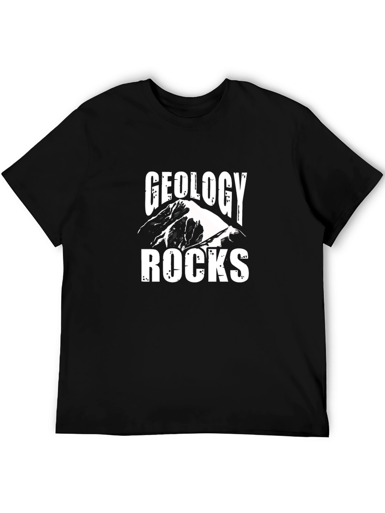Geology Rocks Graphic Tee - Black Unisex T-Shirt