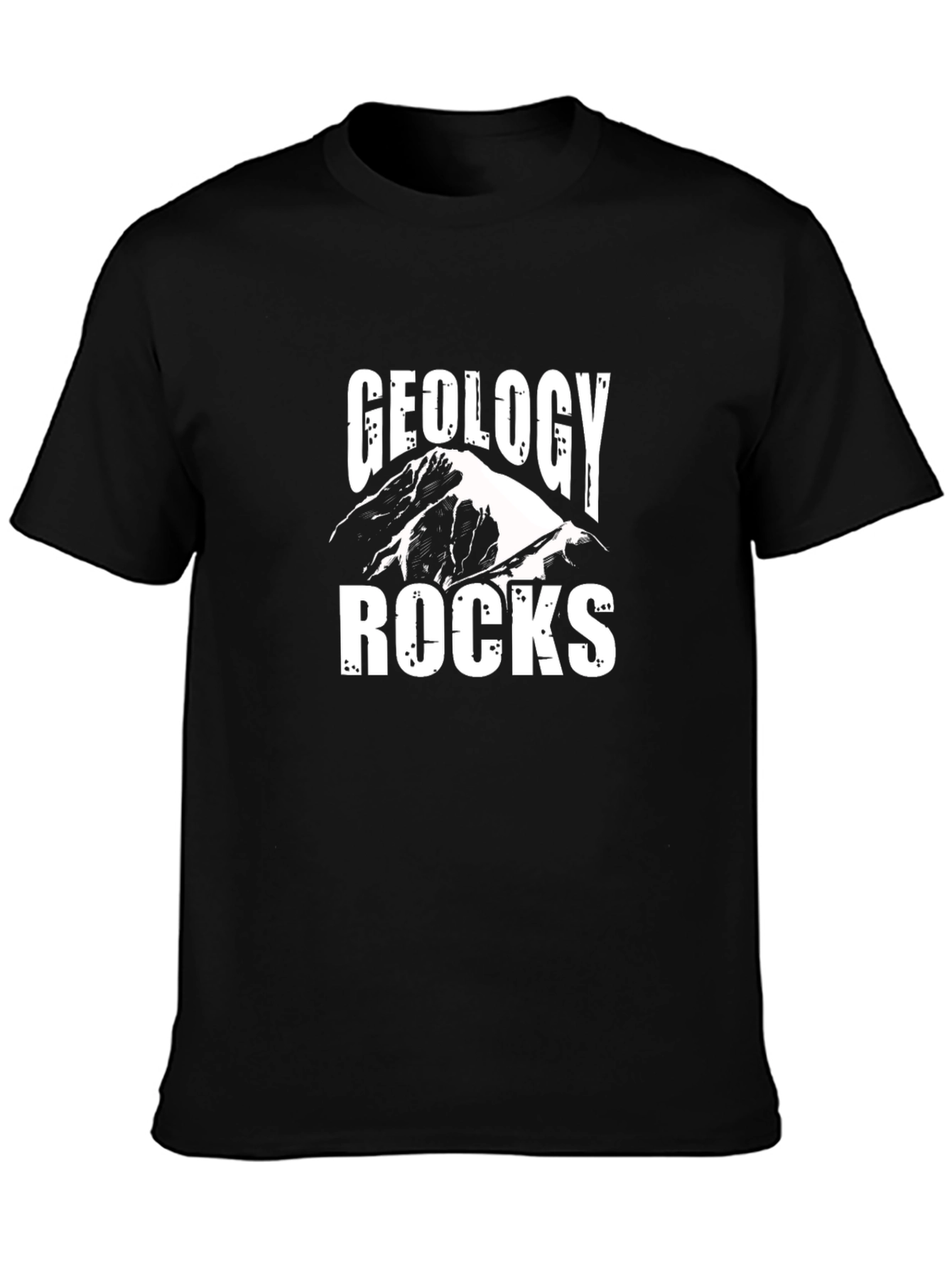 Geology Rocks Graphic Tee - Black Unisex T-Shirt