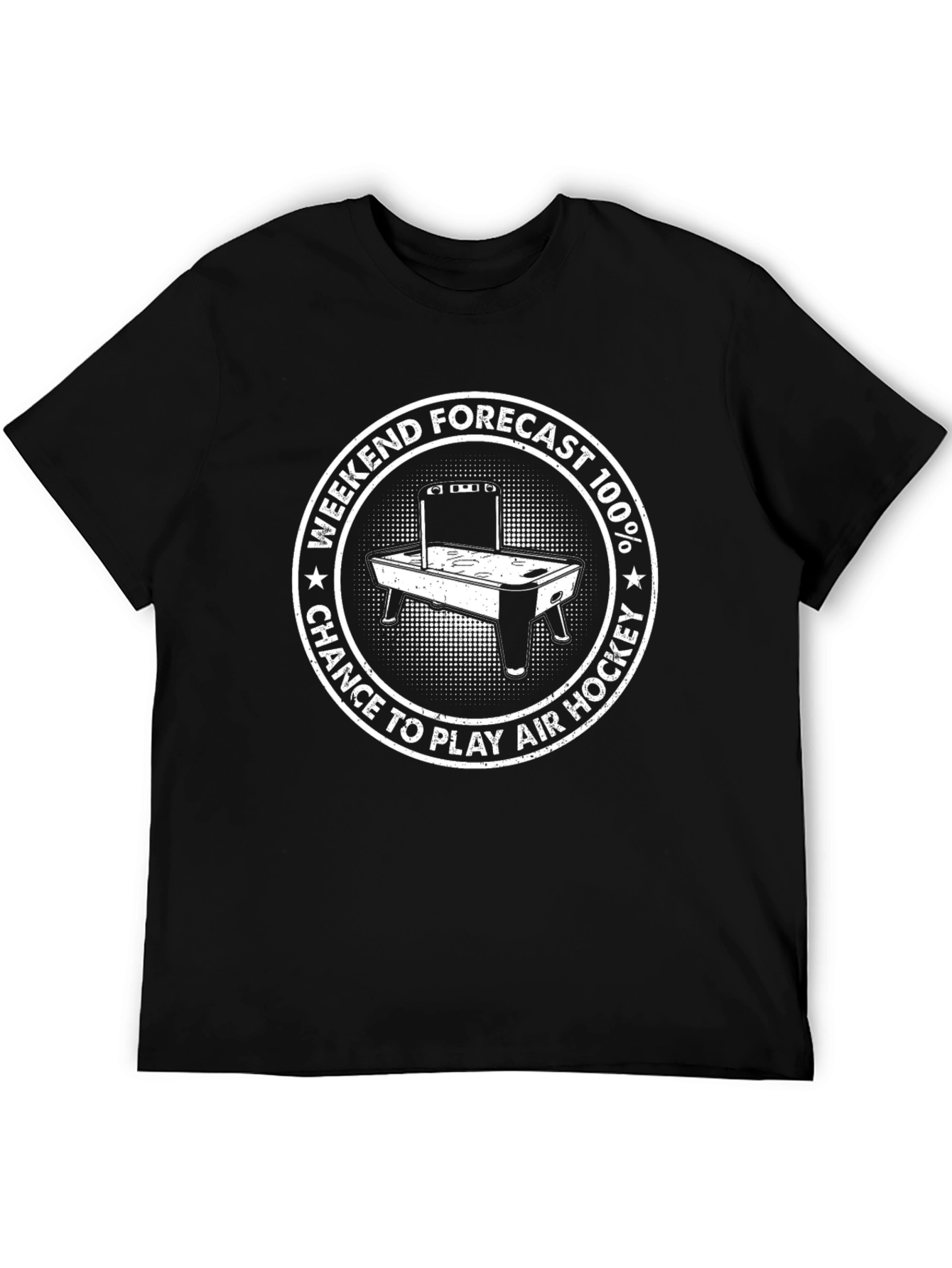 Air Hockey Forecast Graphic T-Shirt