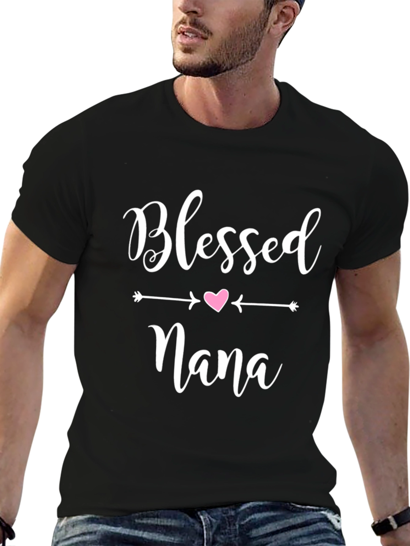 Blessed Nana Graphic T-Shirt - Cute Womens Tee