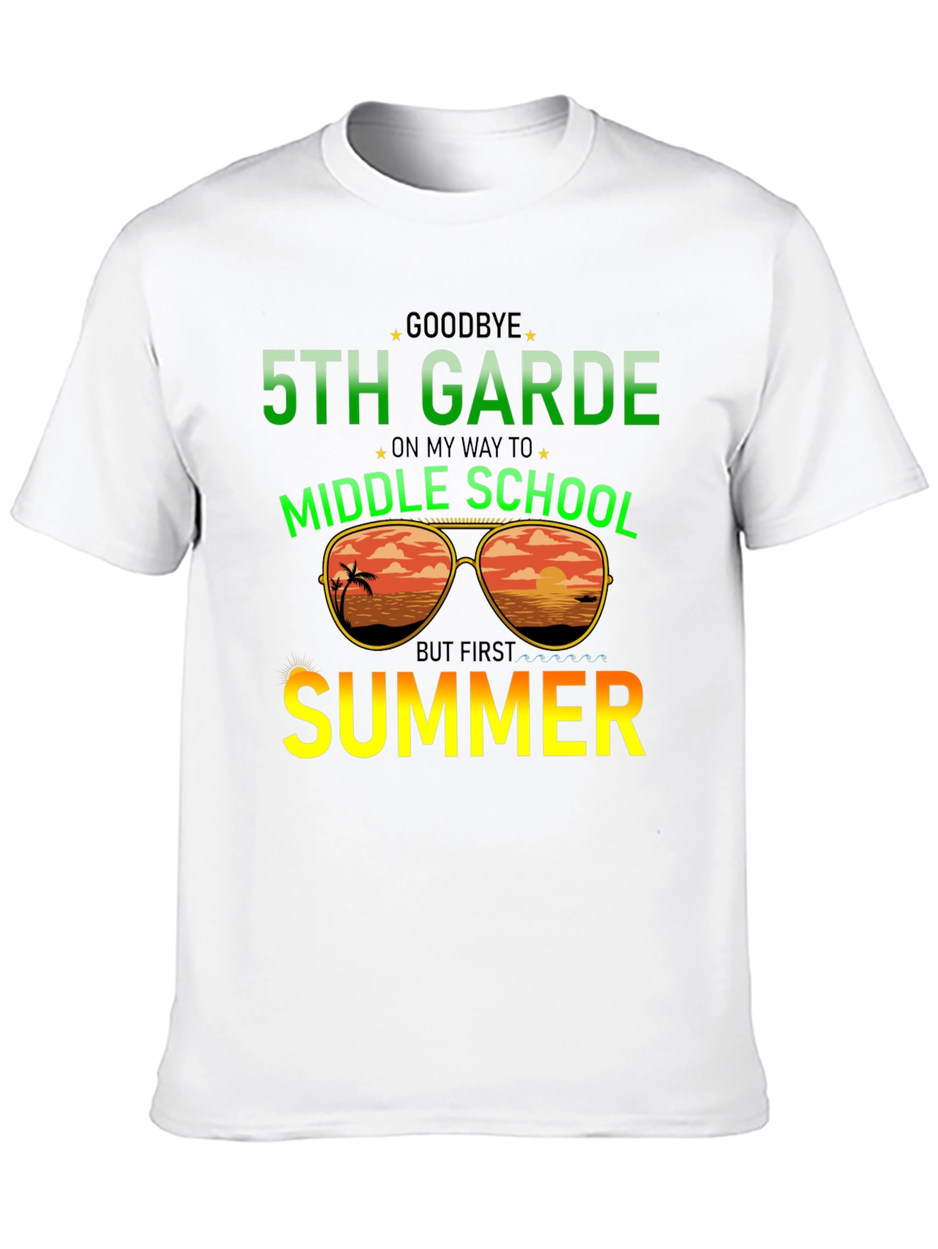 Goodbye 5th Grade Summer T-Shirt