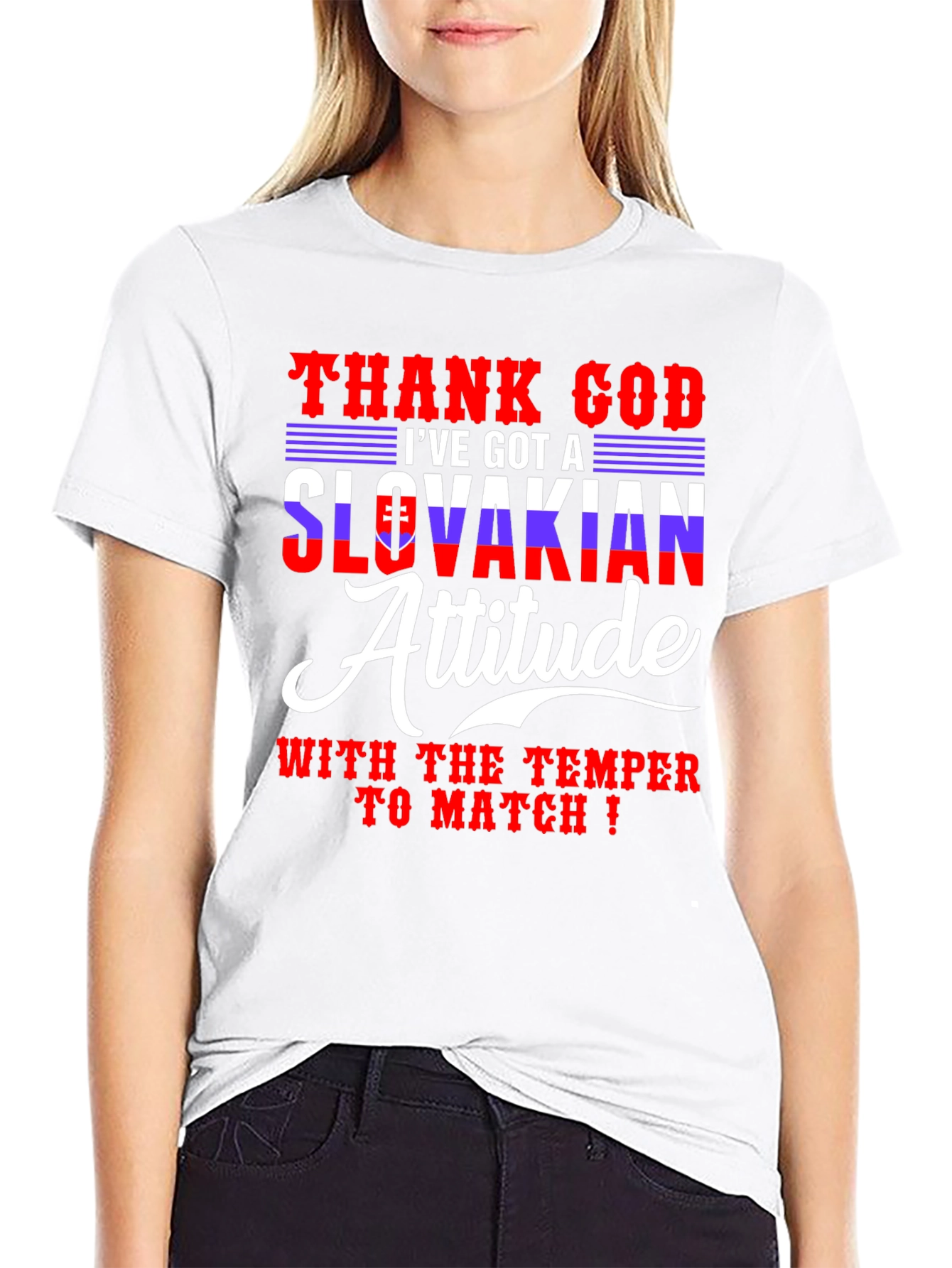 Slovakian Attitude T-Shirt - Funny Temper Tee