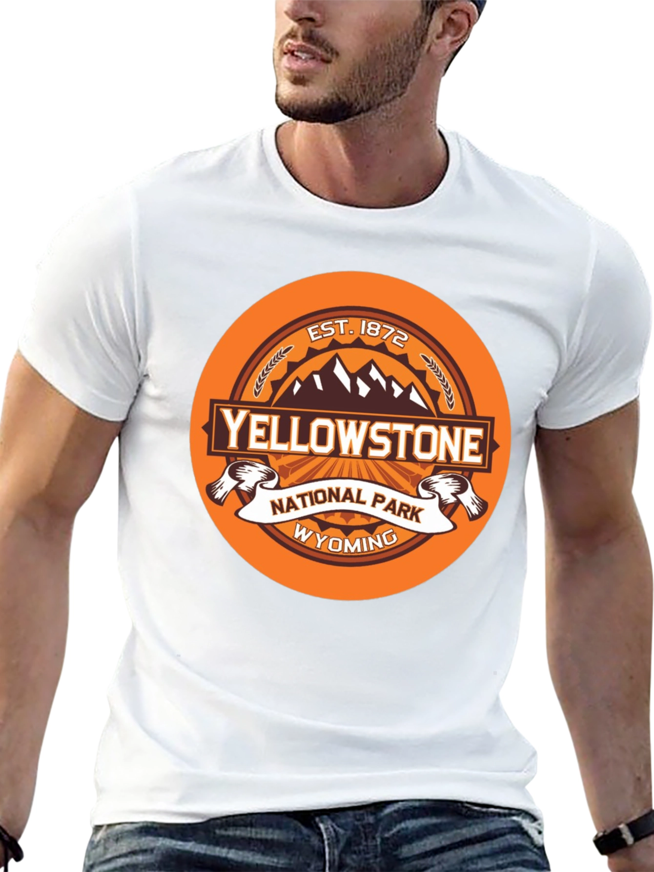 Yellowstone National Park Graphic Tee - Black