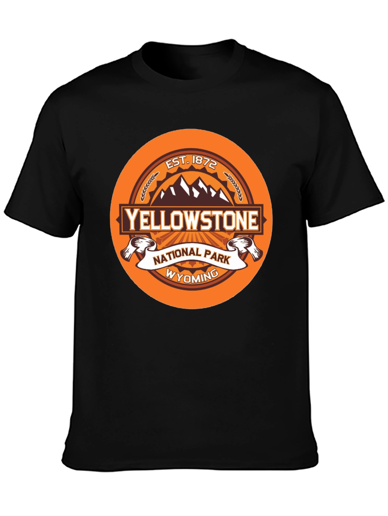 Yellowstone National Park Graphic Tee - Black