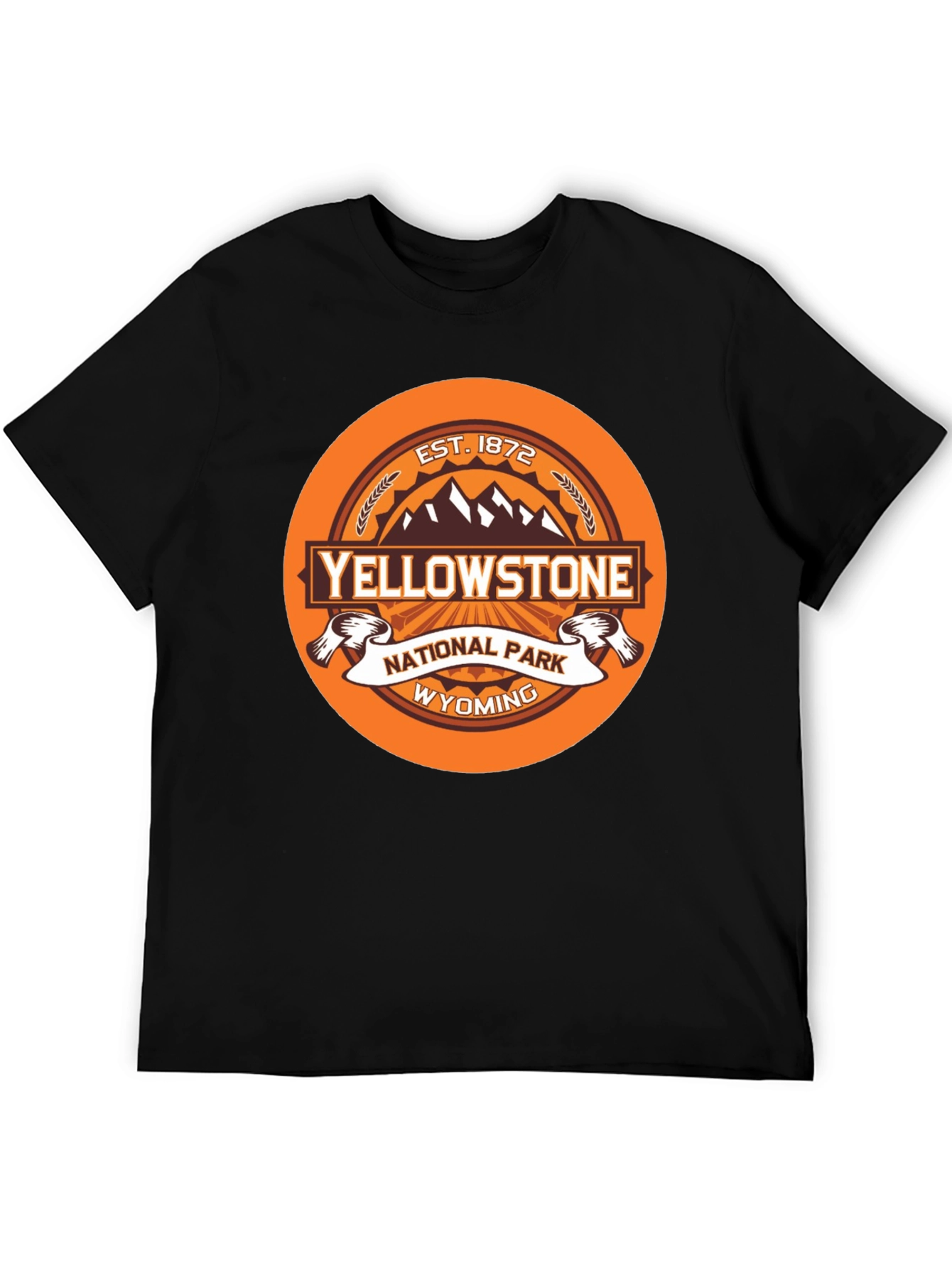 Yellowstone National Park Graphic Tee - Black