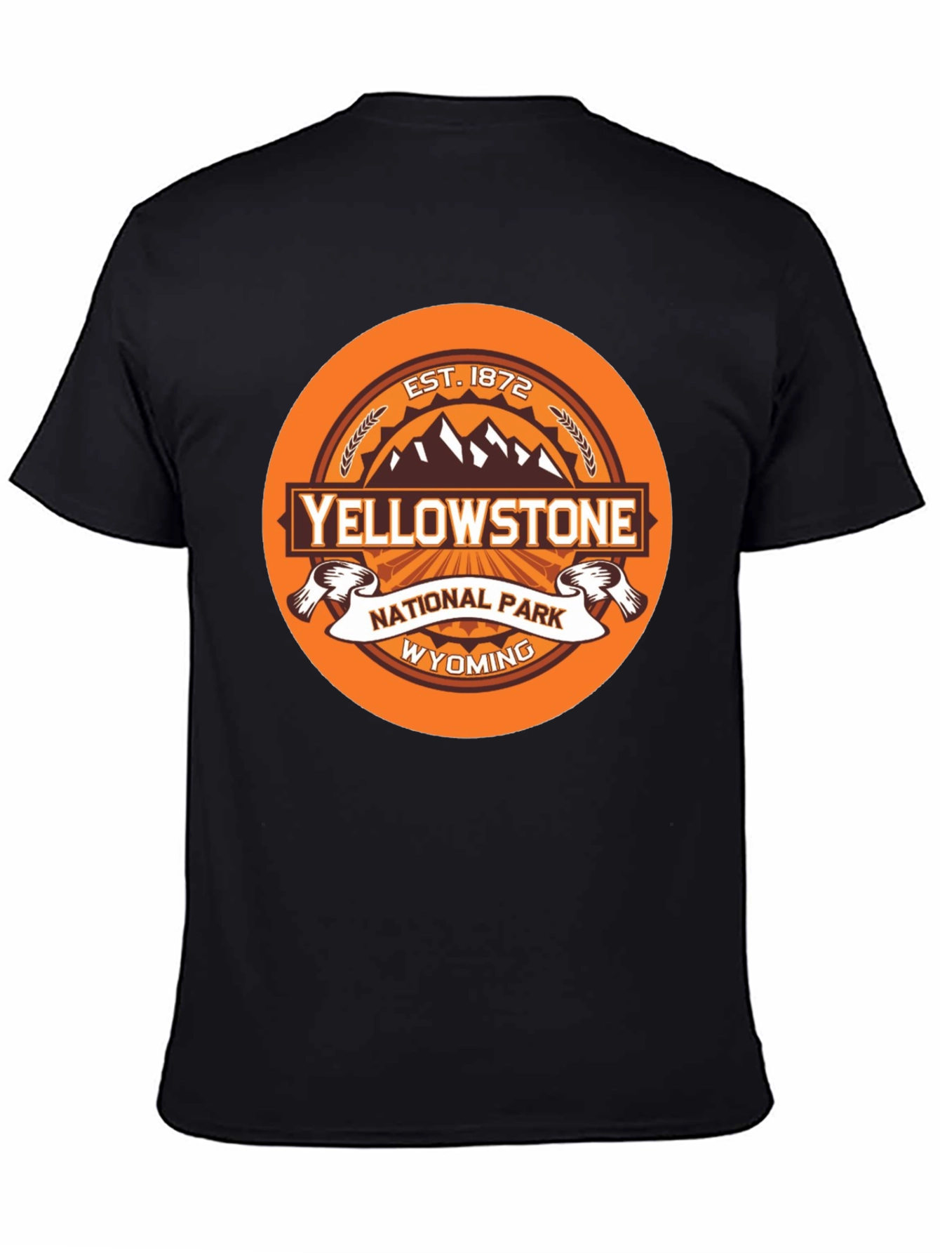 Yellowstone National Park Graphic Tee - Black