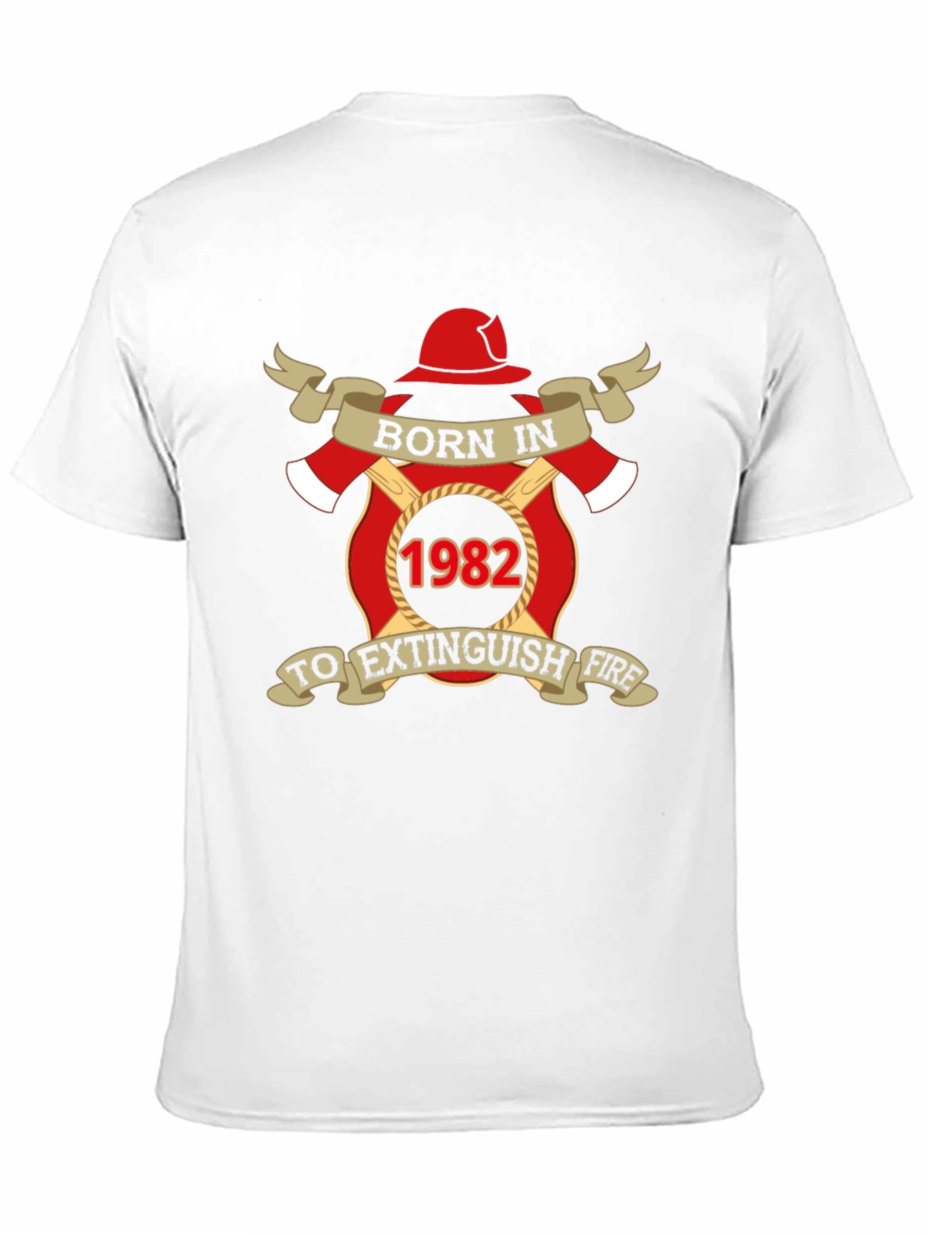 Born in 1982 Firefighter T-Shirt
