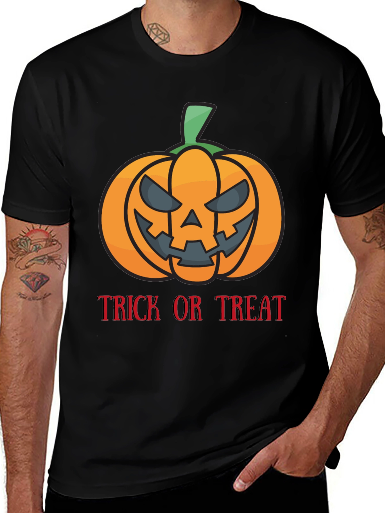 Trick or Treat Pumpkin Halloween T-Shirt