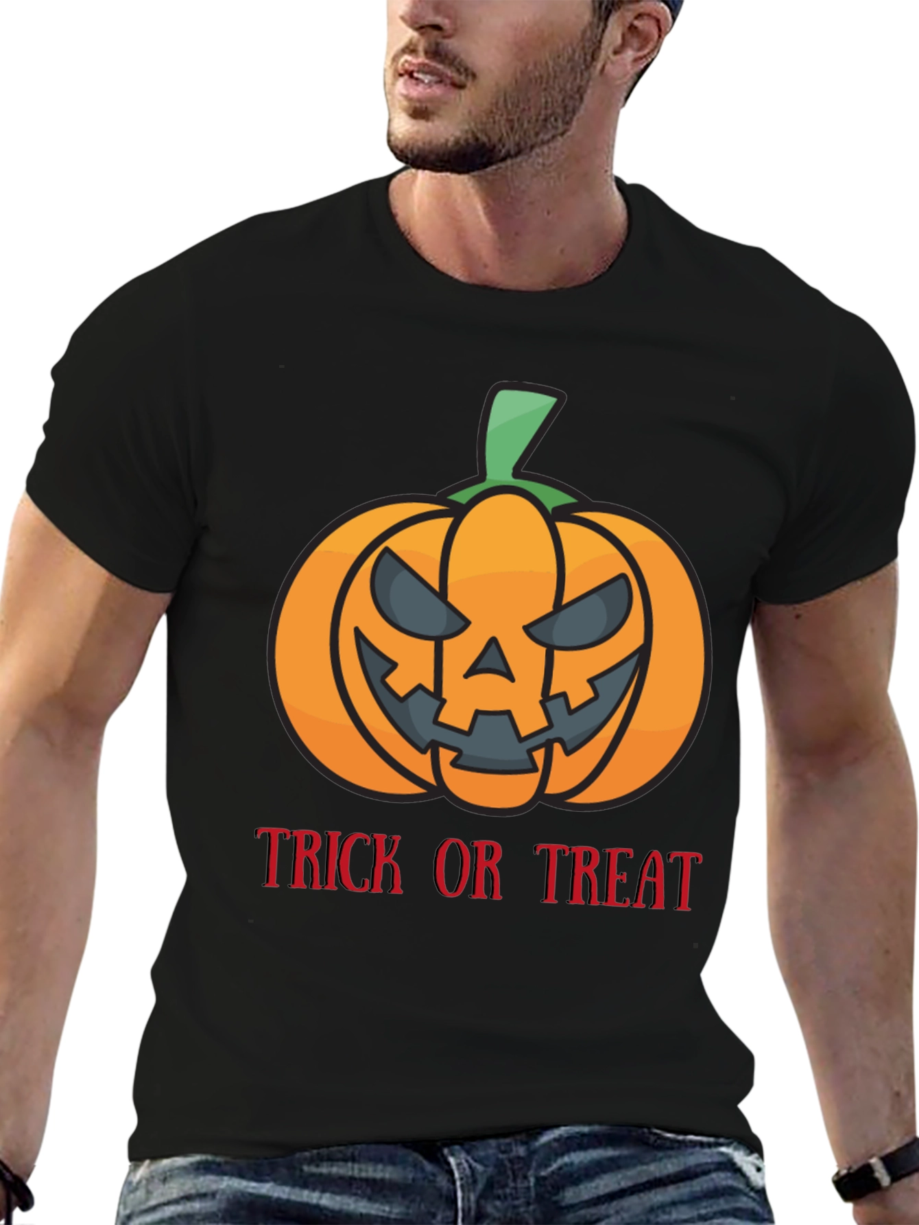 Trick or Treat Pumpkin Halloween T-Shirt