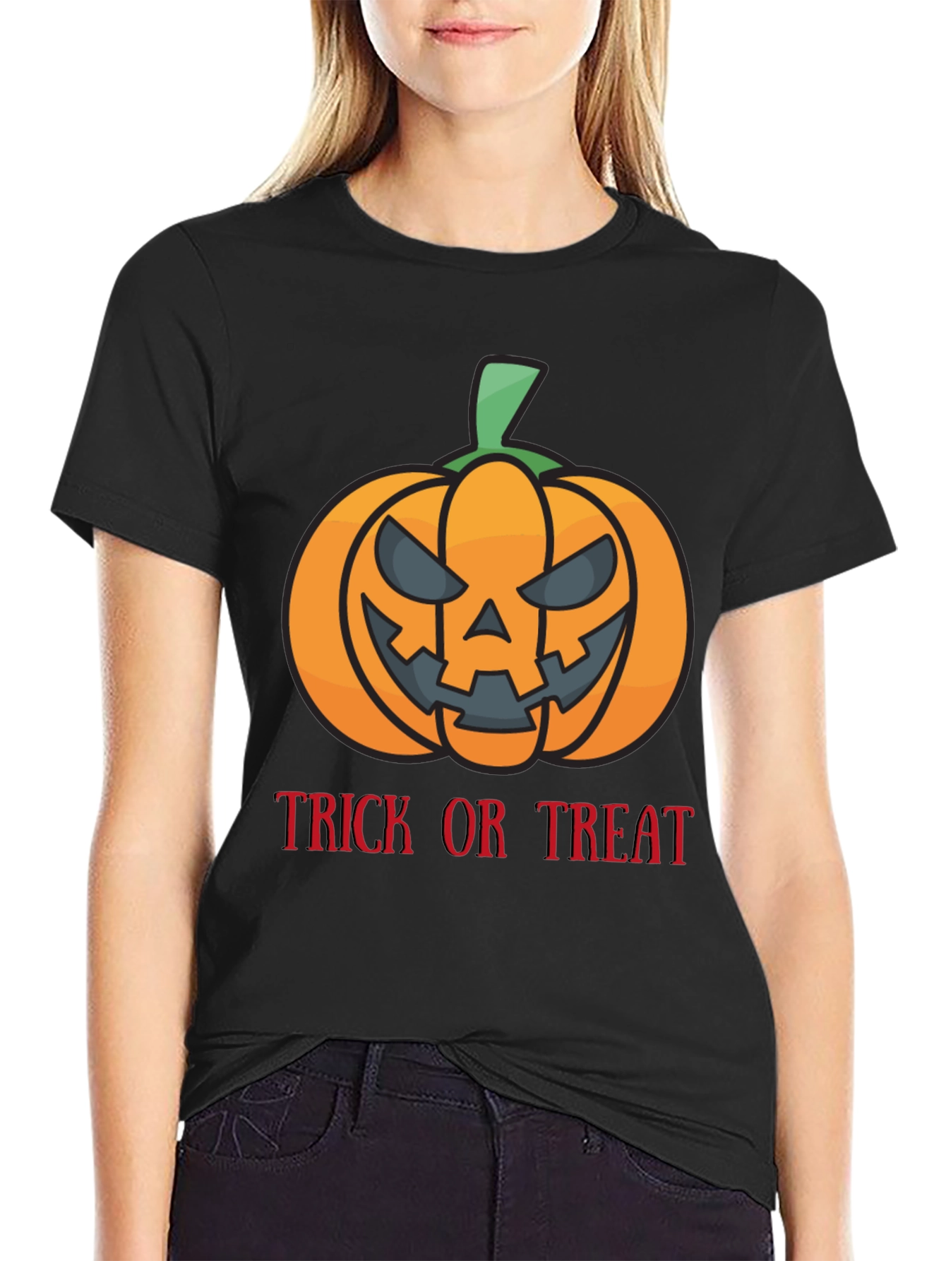 Trick or Treat Pumpkin Halloween T-Shirt