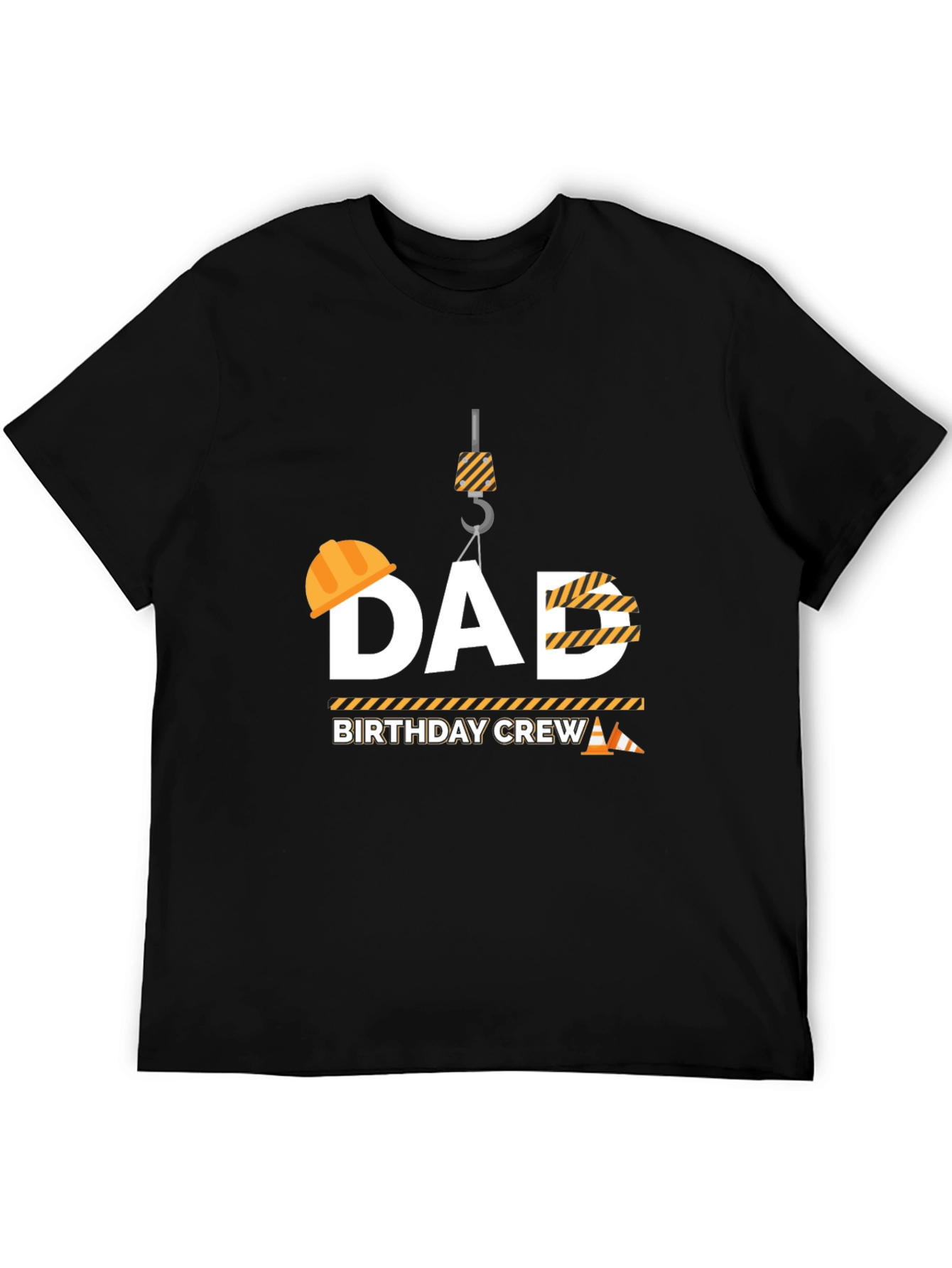 Dad Birthday Crew Construction T-Shirt