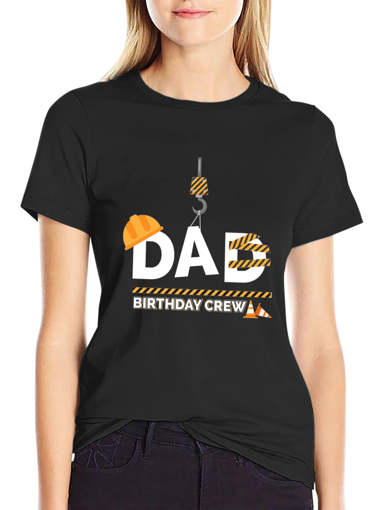 Dad Birthday Crew Construction T-Shirt